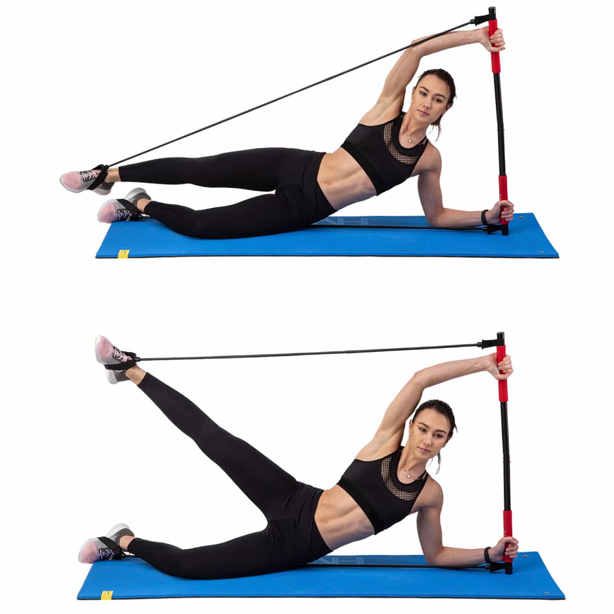 HMS DC30 Pilates Bar with bands - versatile training 4