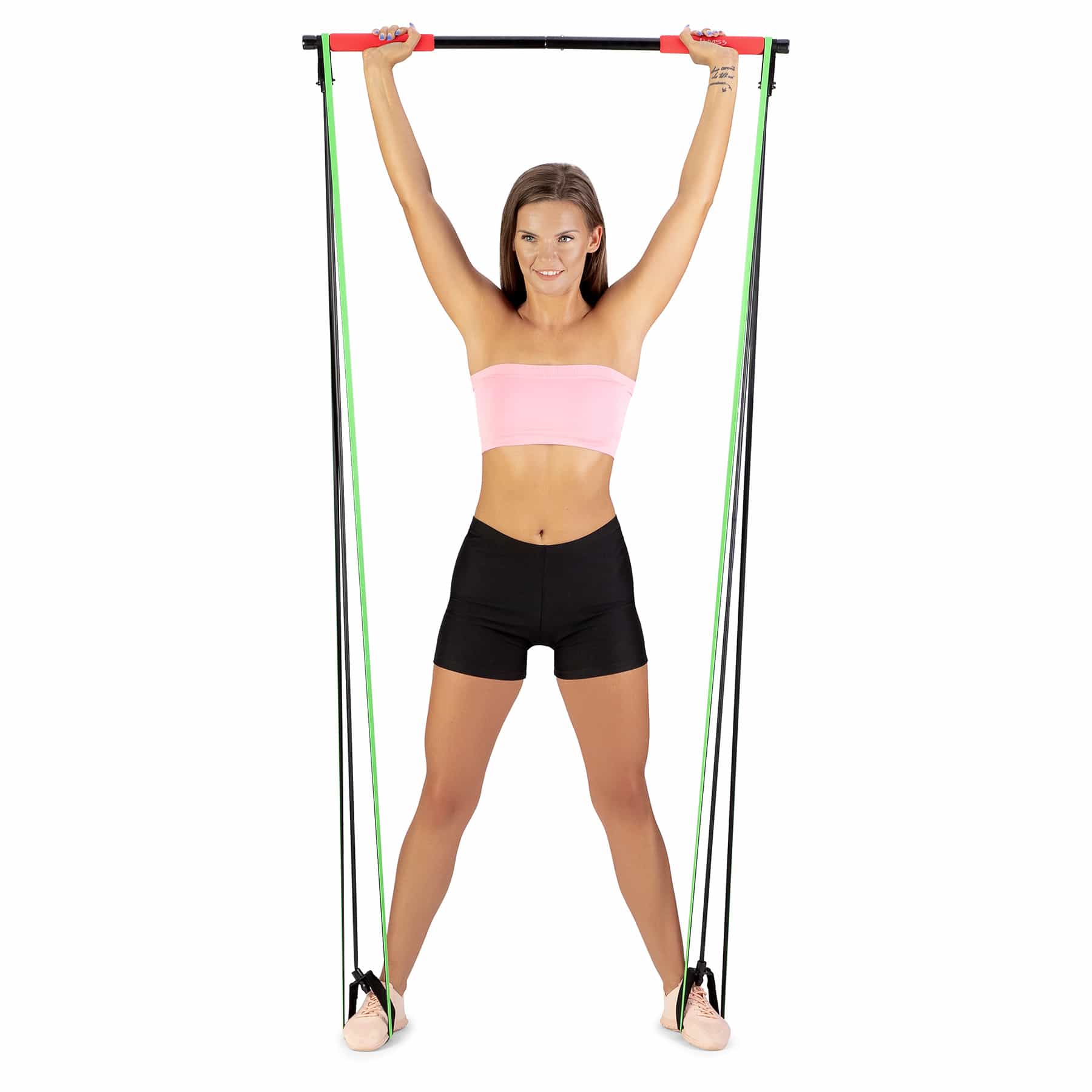 HMS DC30 Pilates Bar with bands - versatile training 6
