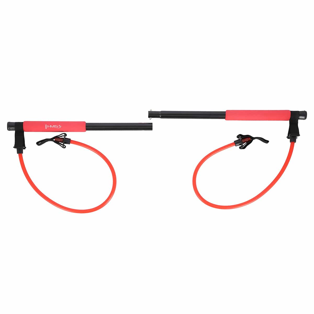 HMS DC31 Pilates bar with resistance bands - home workout 4