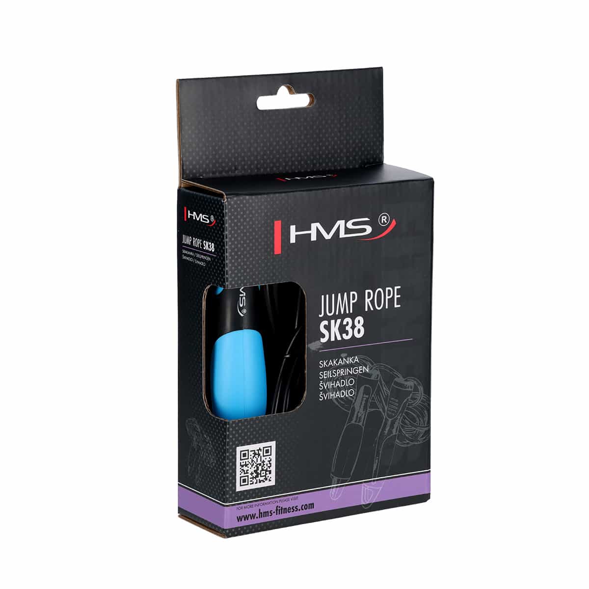 HMS SK38 Rubber skipping rope - Improve your fitness with ease 8