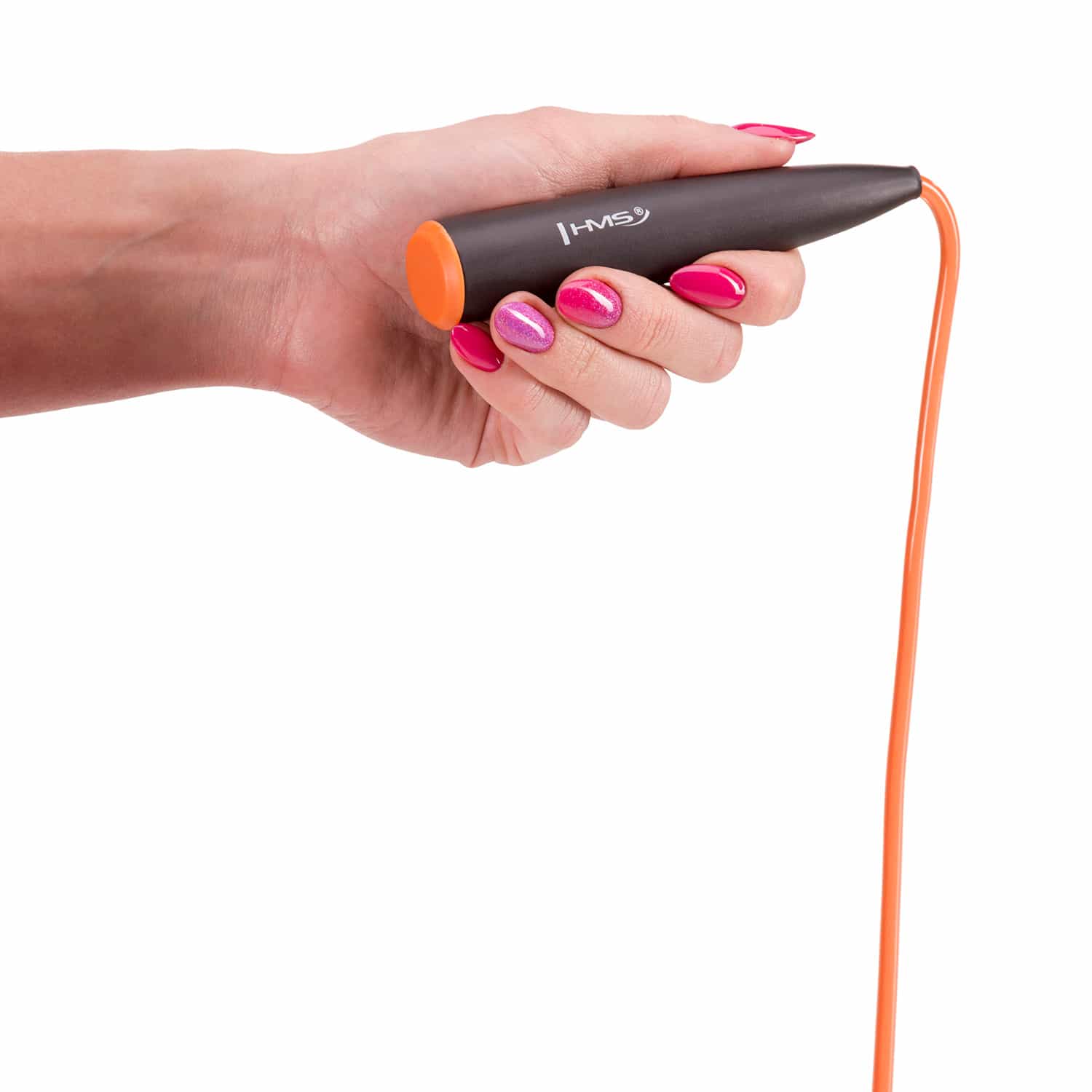 HMS SK98 Rubber skipping rope with plastic handles - improve your fitness 3