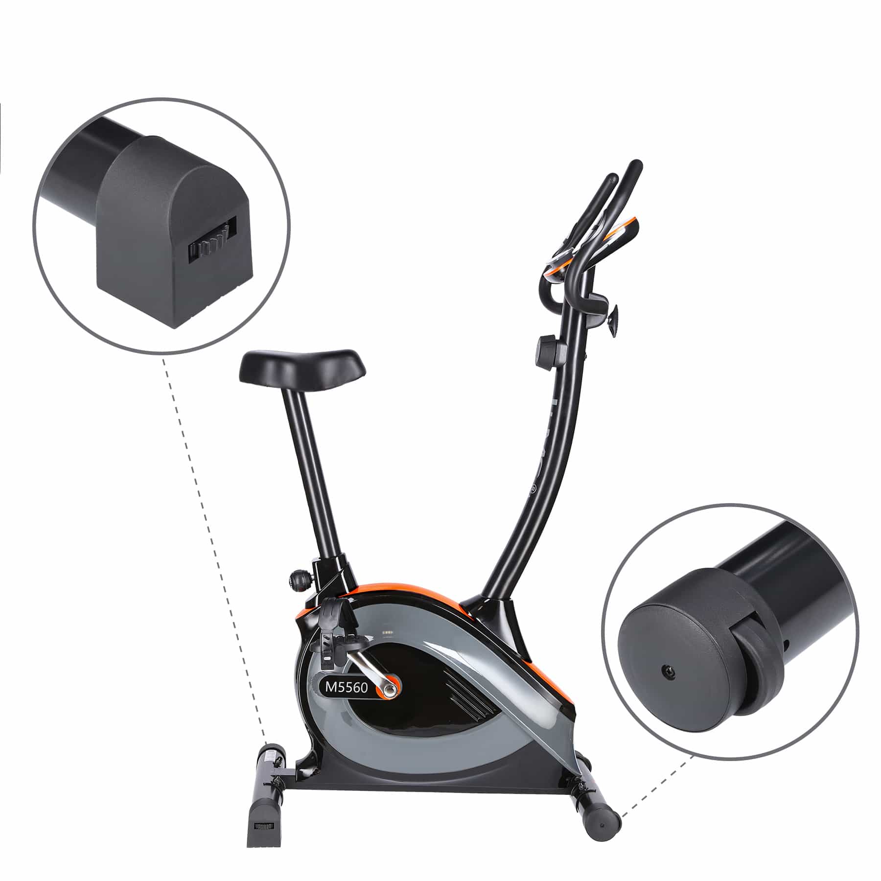 HMS M5560-i Magnetic Exercise Bike - ideal for your home workout 5