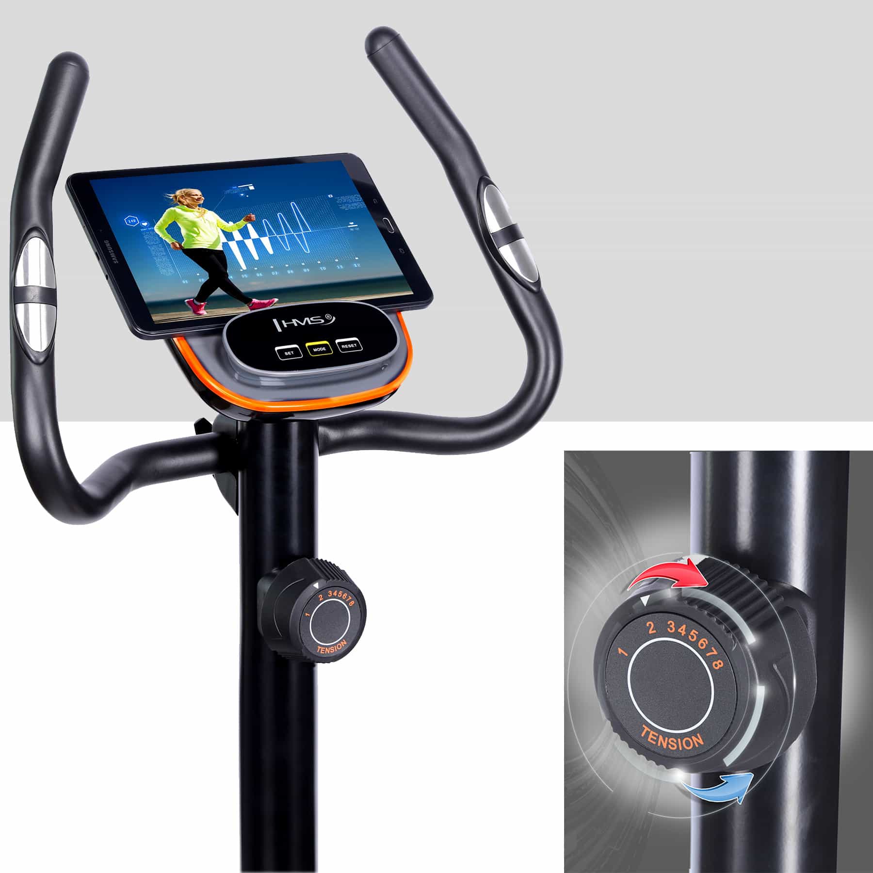 HMS M5560-i Magnetic Exercise Bike - ideal for your home workout 7