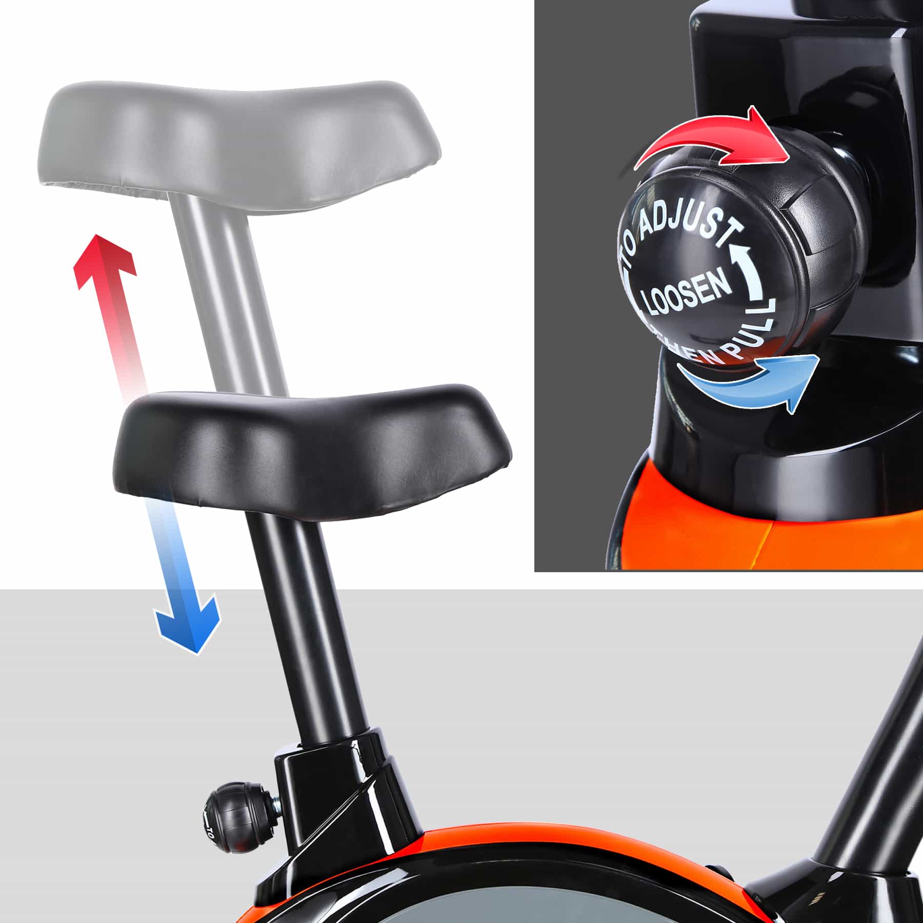 HMS M5560-i Magnetic Exercise Bike - ideal for your home workout 8