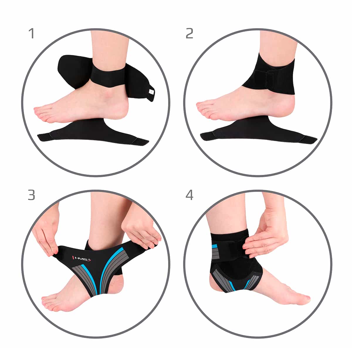 HMS Ankle Support SS1826 - Size S/M for Your Comfort 6