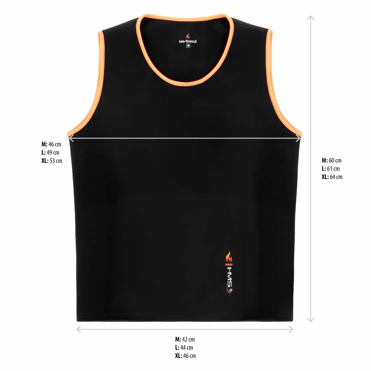 HMS Neoprene Men's Slimming Shirt Size M 7