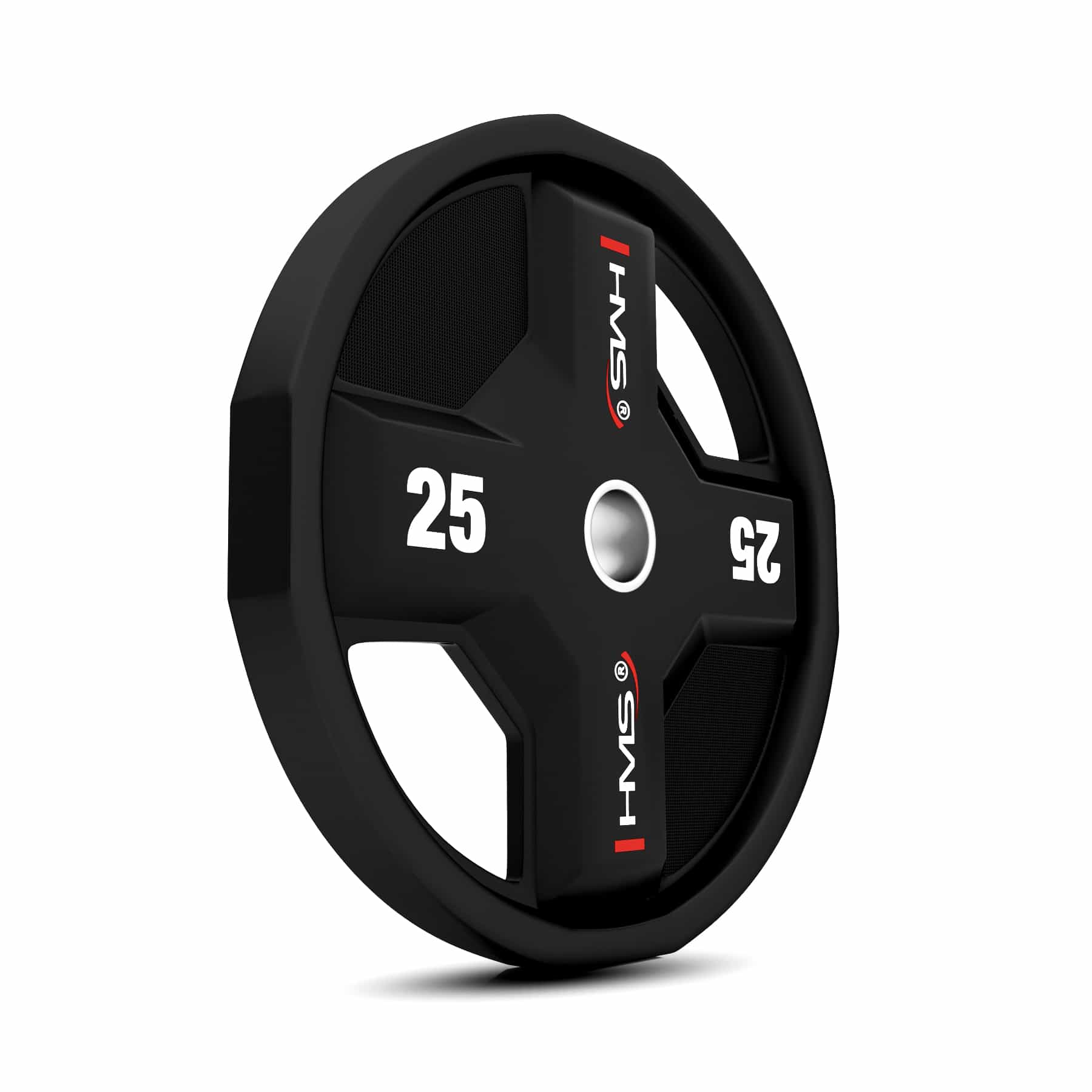 HMS TPC25 Olympic Polyurethane Plate CPU 25 kg - ideal for strength training 8