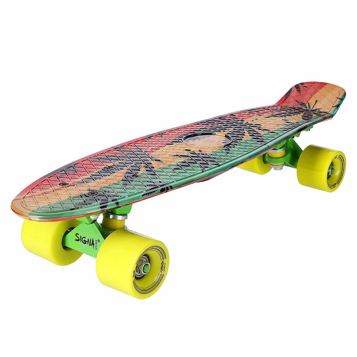 Signa Pennyboard Art Reggae - Skateboard for Rasta Style Lovers 7