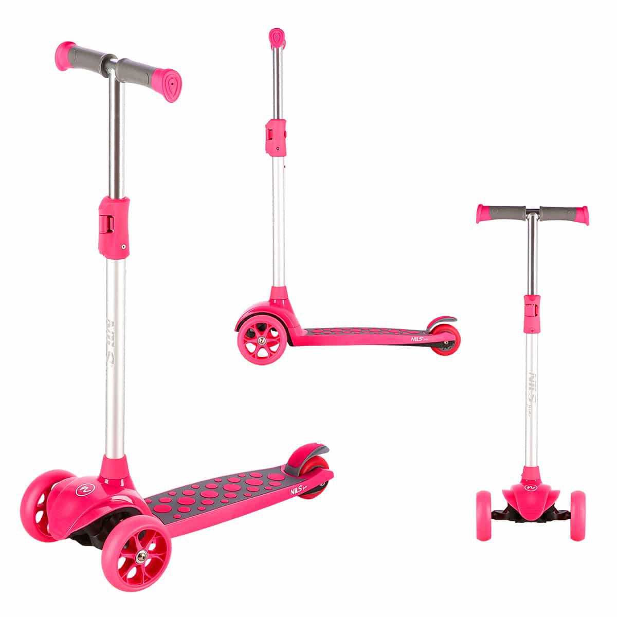 Nils Fun HLB02 - Pink three-wheeled scooter for children - perfect as a gift 5