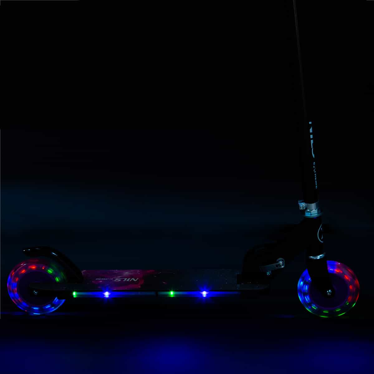 NILS EXTREME HD025 LED - Purple Scooter for Kids 4