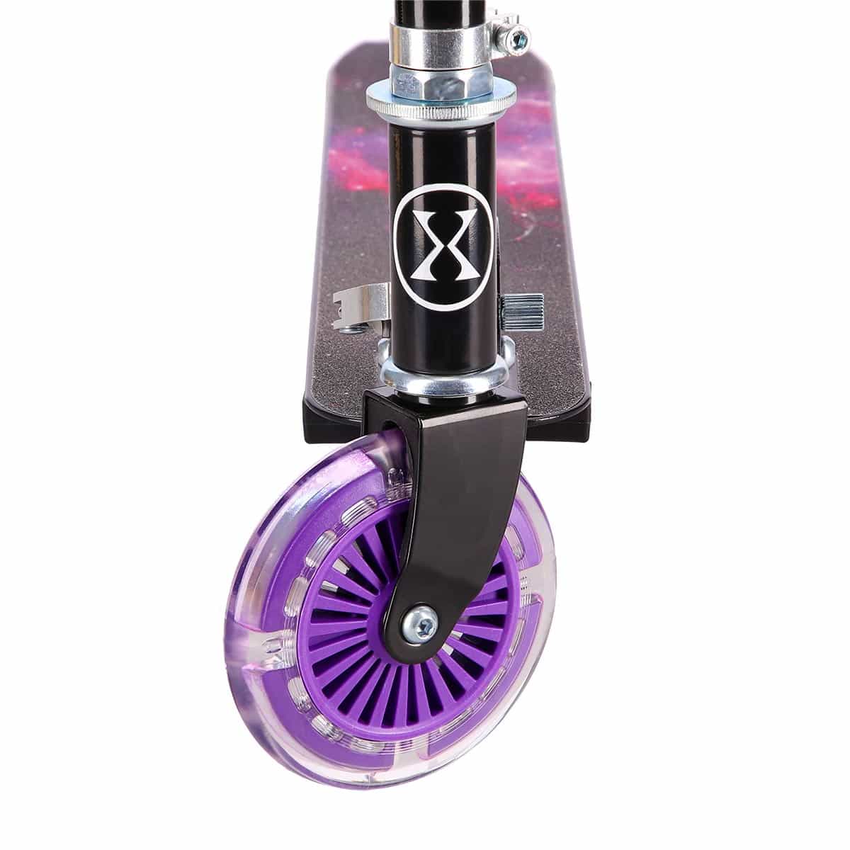NILS EXTREME HD025 LED - Purple Scooter for Kids 6