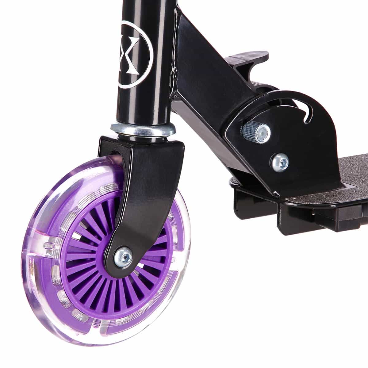 NILS EXTREME HD025 LED - Purple Scooter for Kids 7