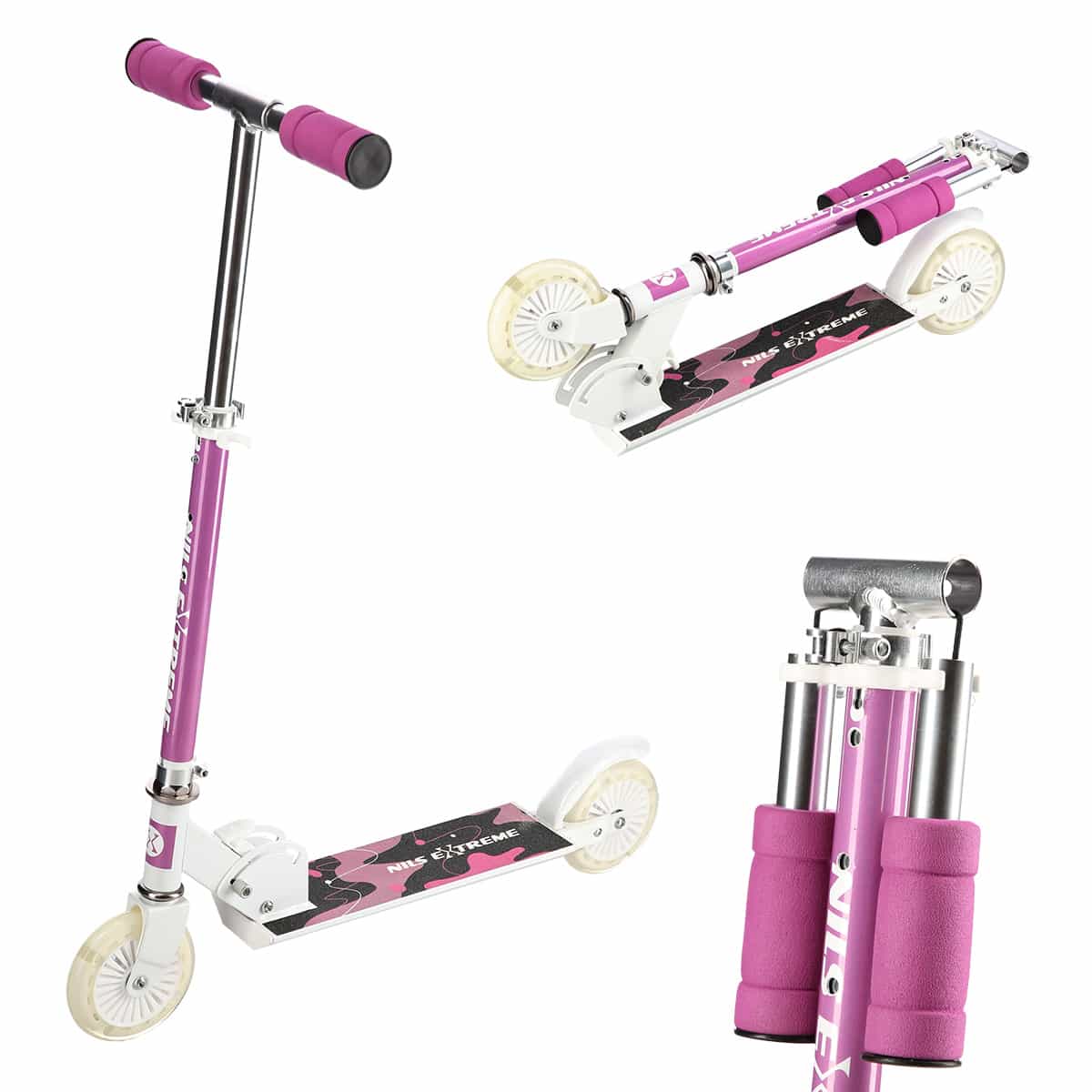 Nils Extreme HD505 PINK Scooter for Kids and Teens 2