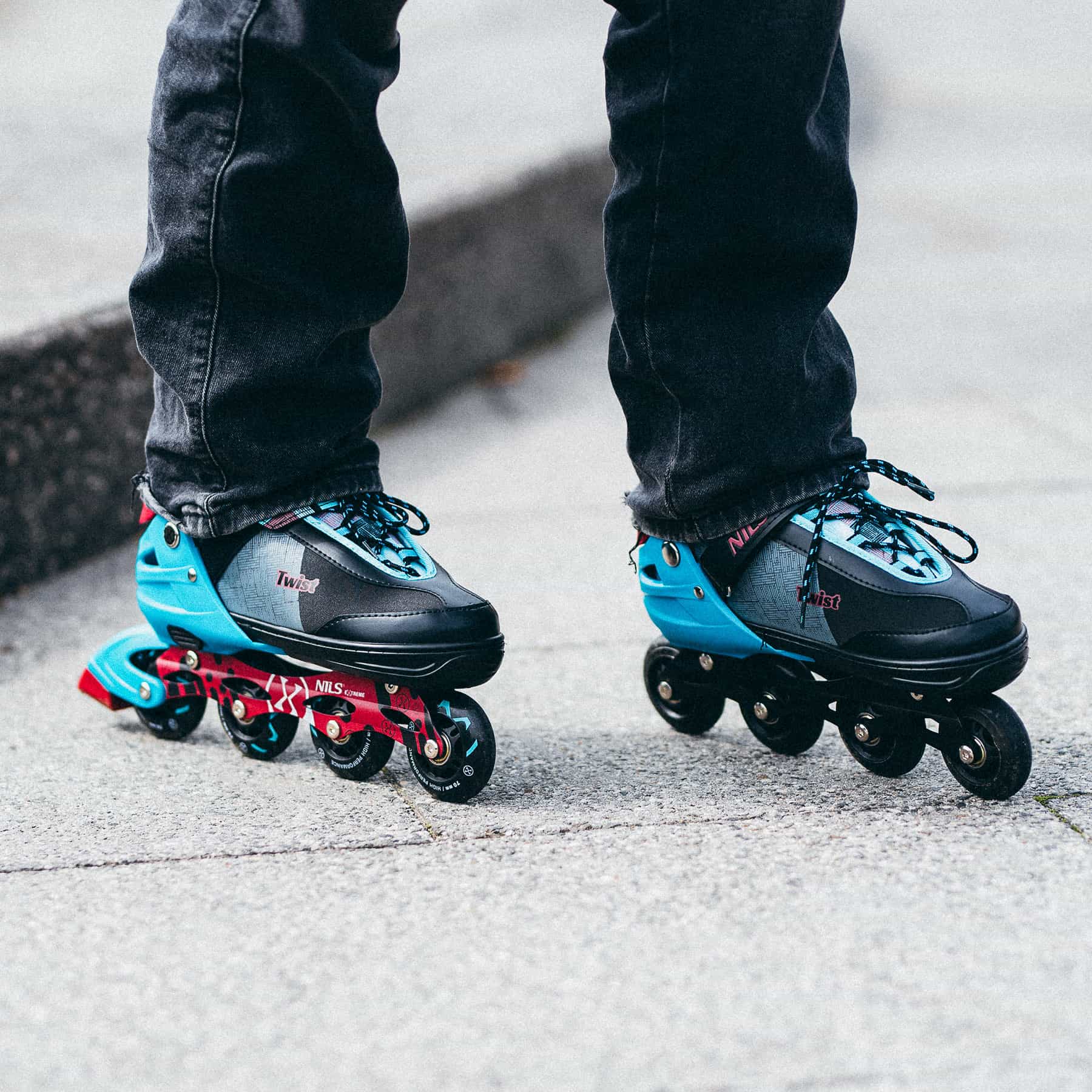 Nils Extreme Twist - Adjustable Inline Skates Blue Size L (39-42) 4