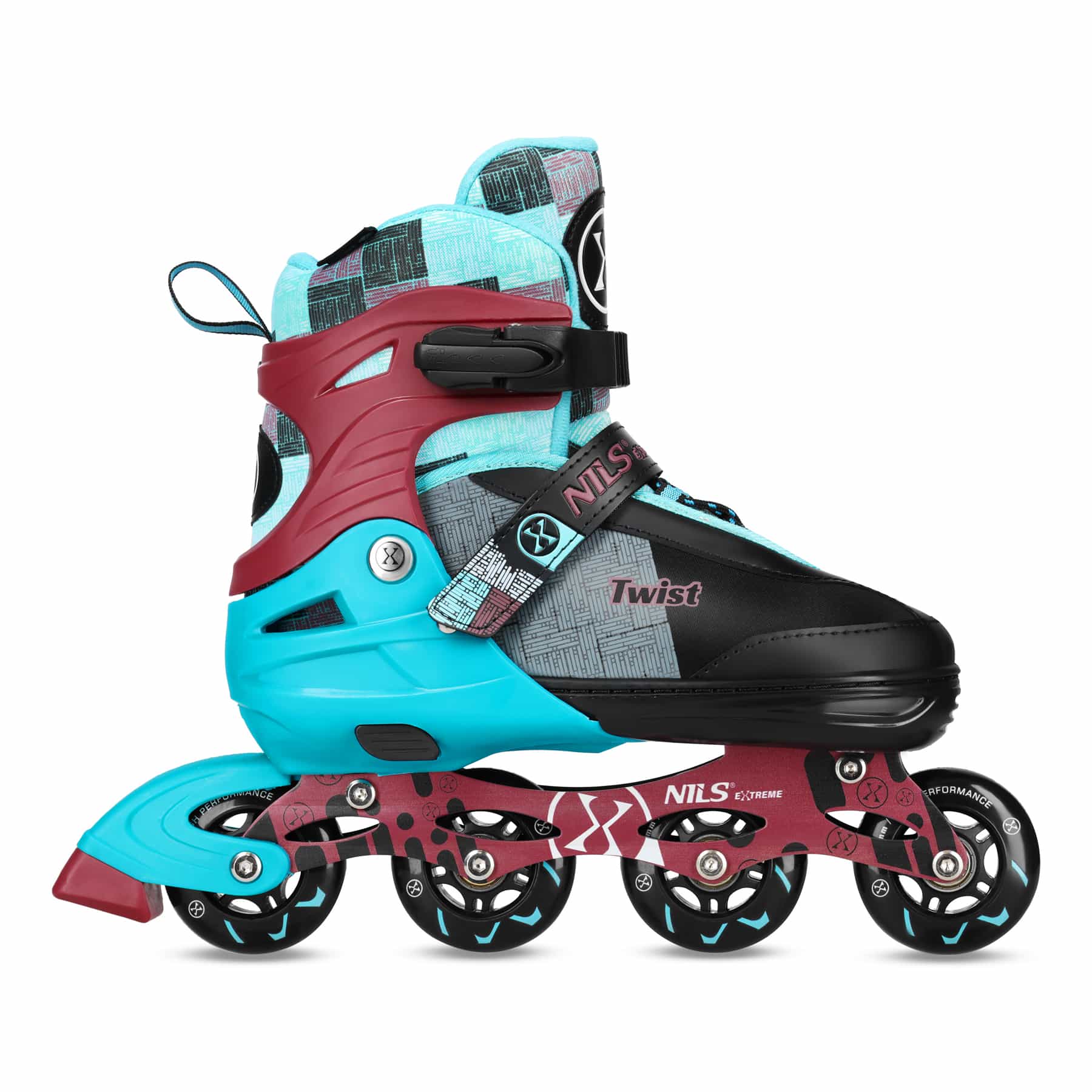 Nils Extreme Twist - Adjustable Inline Skates Blue Size L (39-42) 6