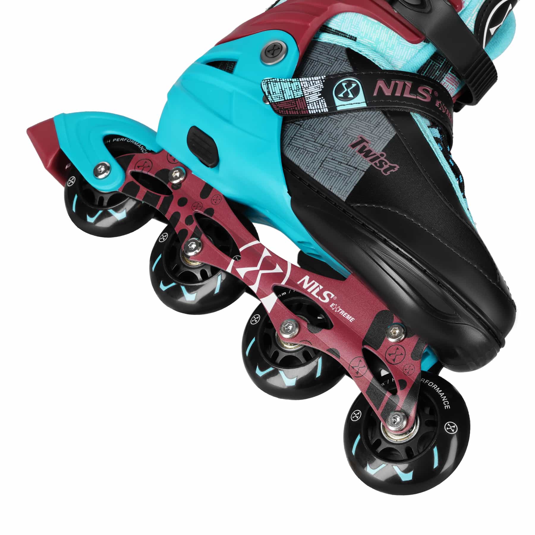 Nils Extreme Twist - Adjustable Inline Skates Blue Size L (39-42) 8