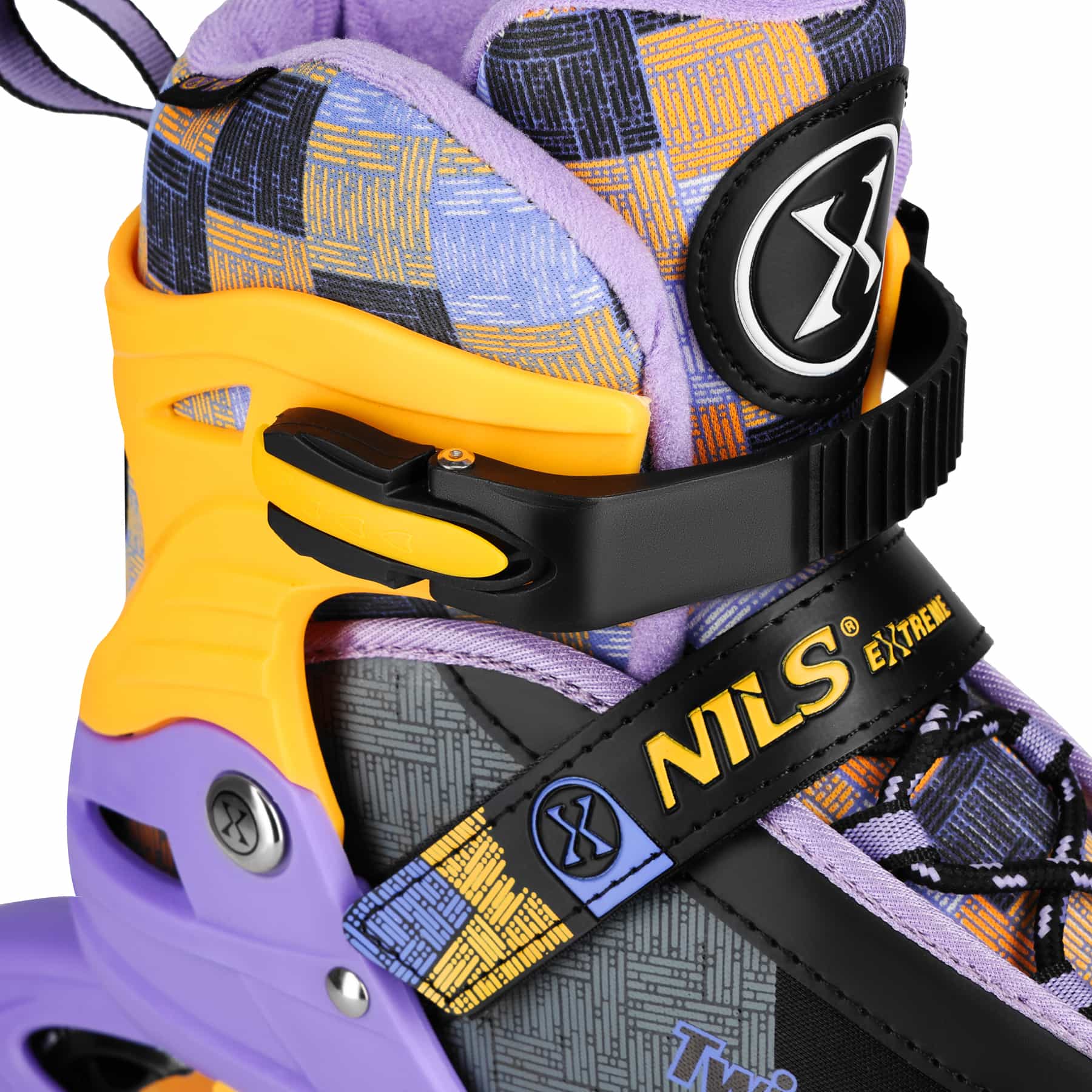 Nils Extreme Twist Roller Skates Yellow - Size S perfect for kids 7