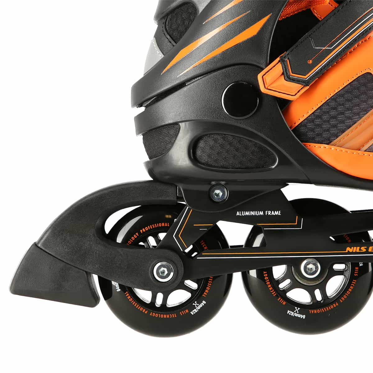 Nils Extreme Inline Skates NA14112 - Black-Orange, perfect for slalom 6