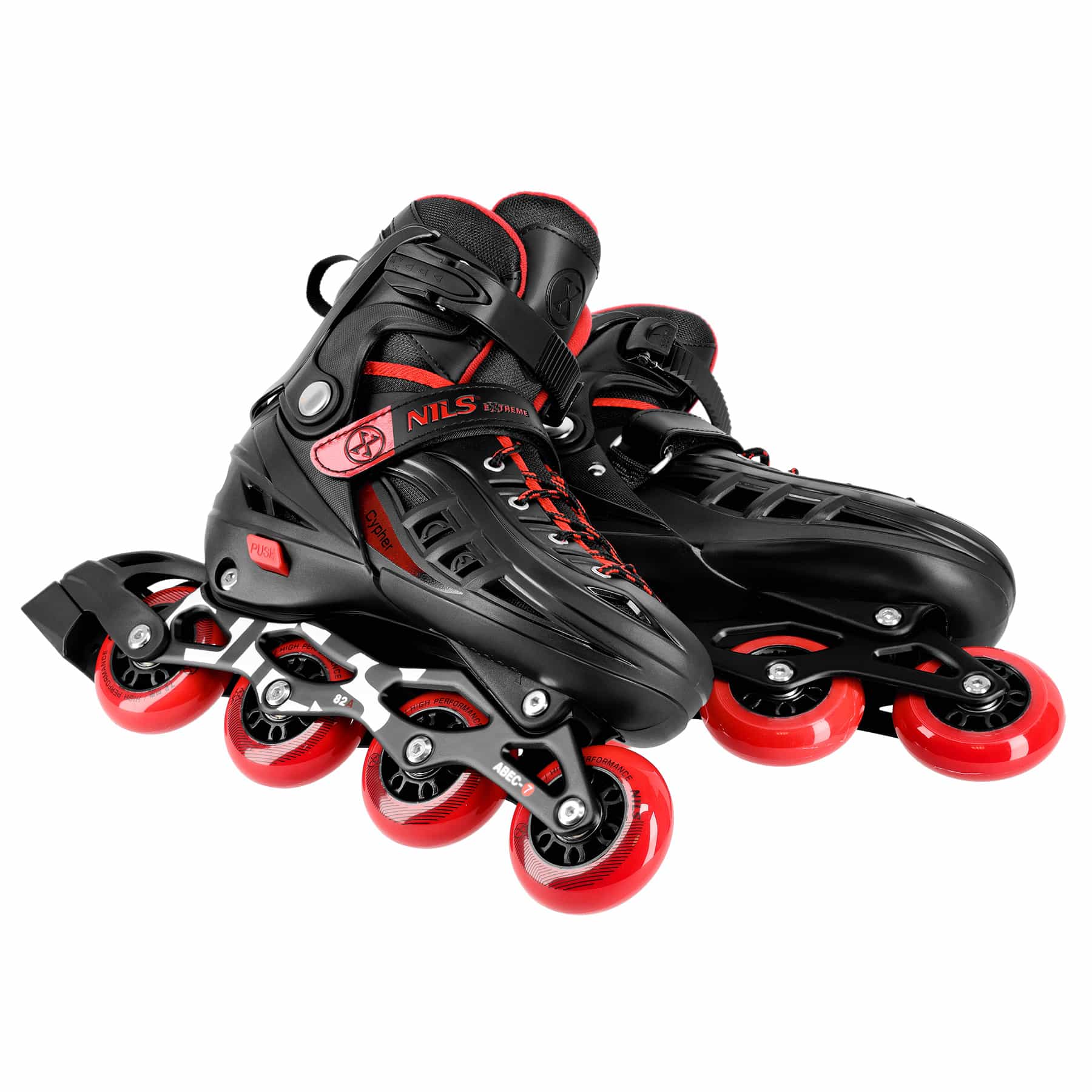 NILS Extreme Cypher NA18811A Roller skates red size M - perfect as a gift 7