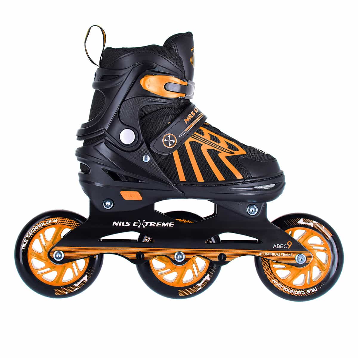 NILS eXtreme Roller Skates NA18812 - orange, size S (29-33) - ideal for children and teenagers 5
