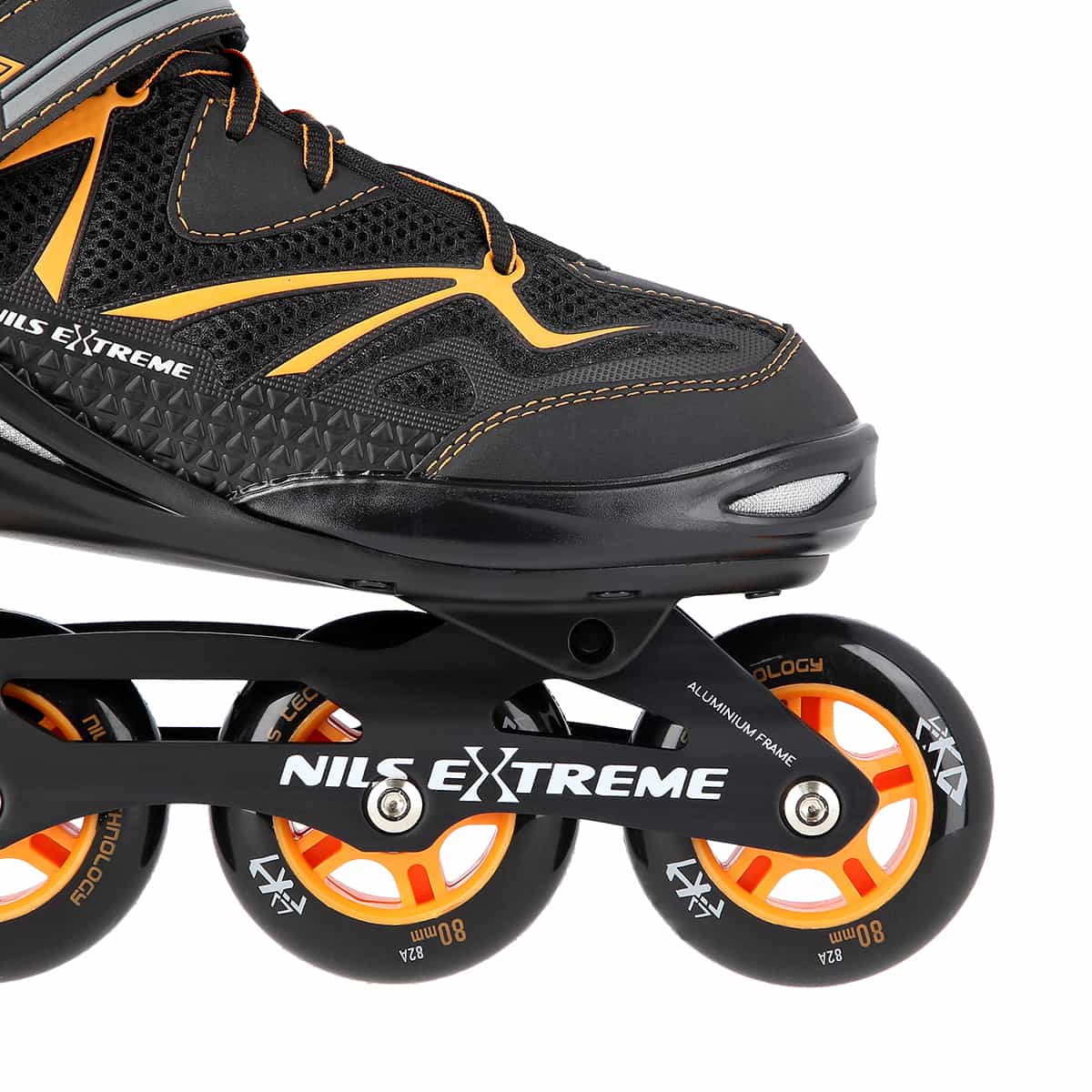 Nils Extreme NA9022 - Inline skates black-orange size 40, ideal for recreational rides 7