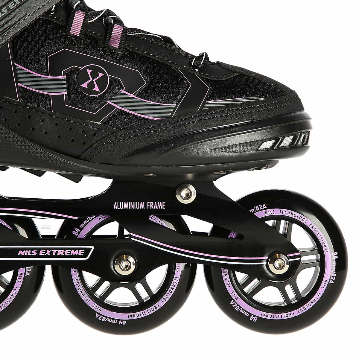Nils Extreme NA9157 - Roller skates black-purple size 44 - ideal for recreational skating 7