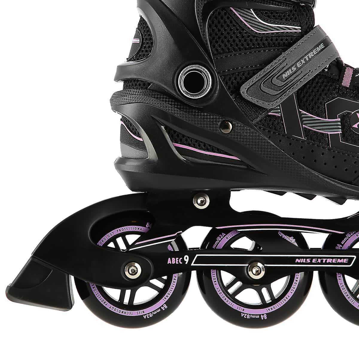 Nils Extreme NA9157 - Roller skates black-purple size 44 - ideal for recreational skating 8