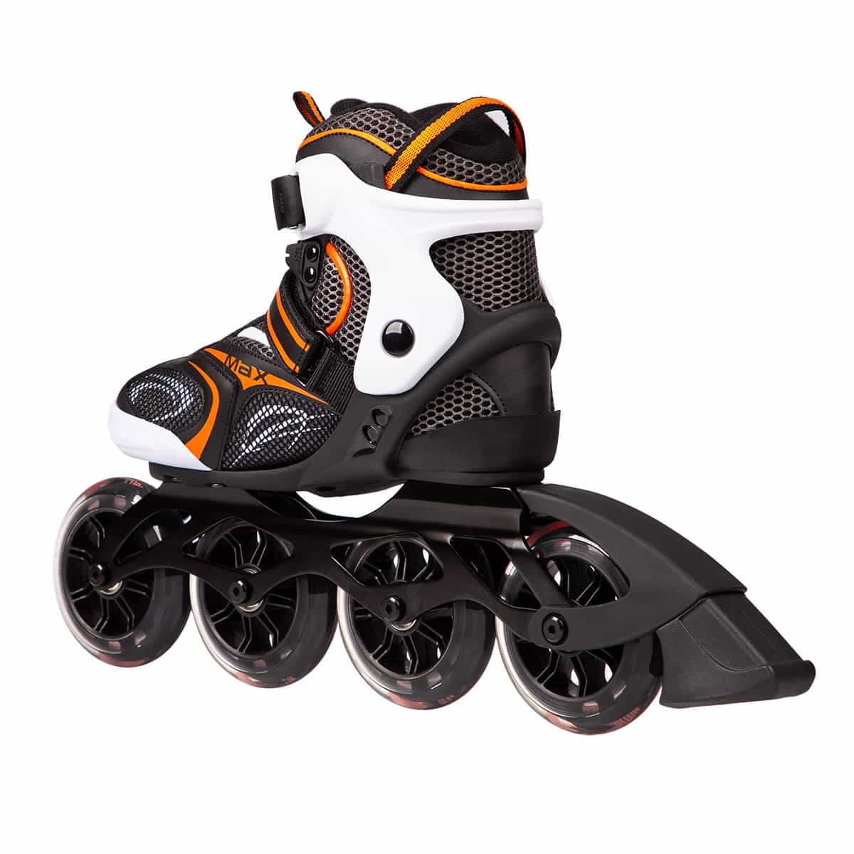 Nils Extreme Roller Skates NA1060S - black-orange, size 41 5
