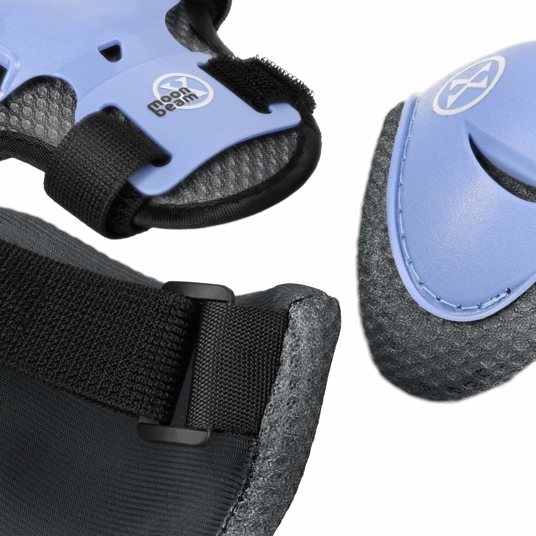 Nils Extreme Moonbeam roller skate, pad and helmet set blue, size S (31-34) 8