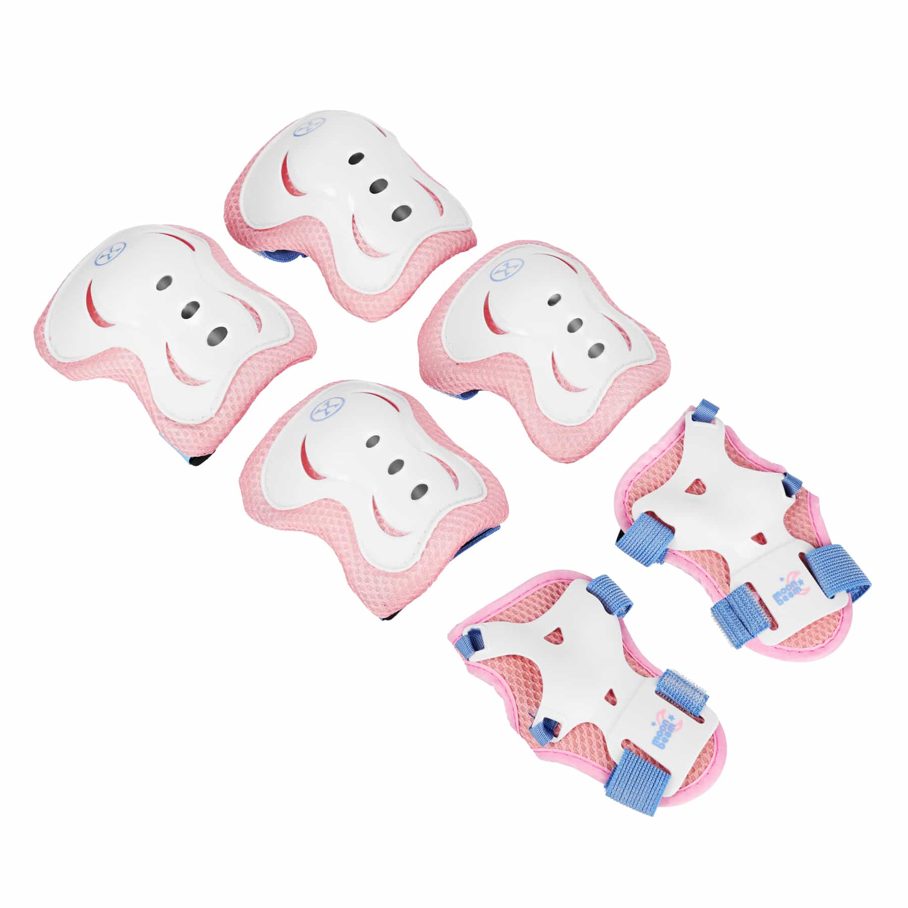 Moonbeam LED Roller Skates and Pads Set white size M (35-38) Nils Extreme 7