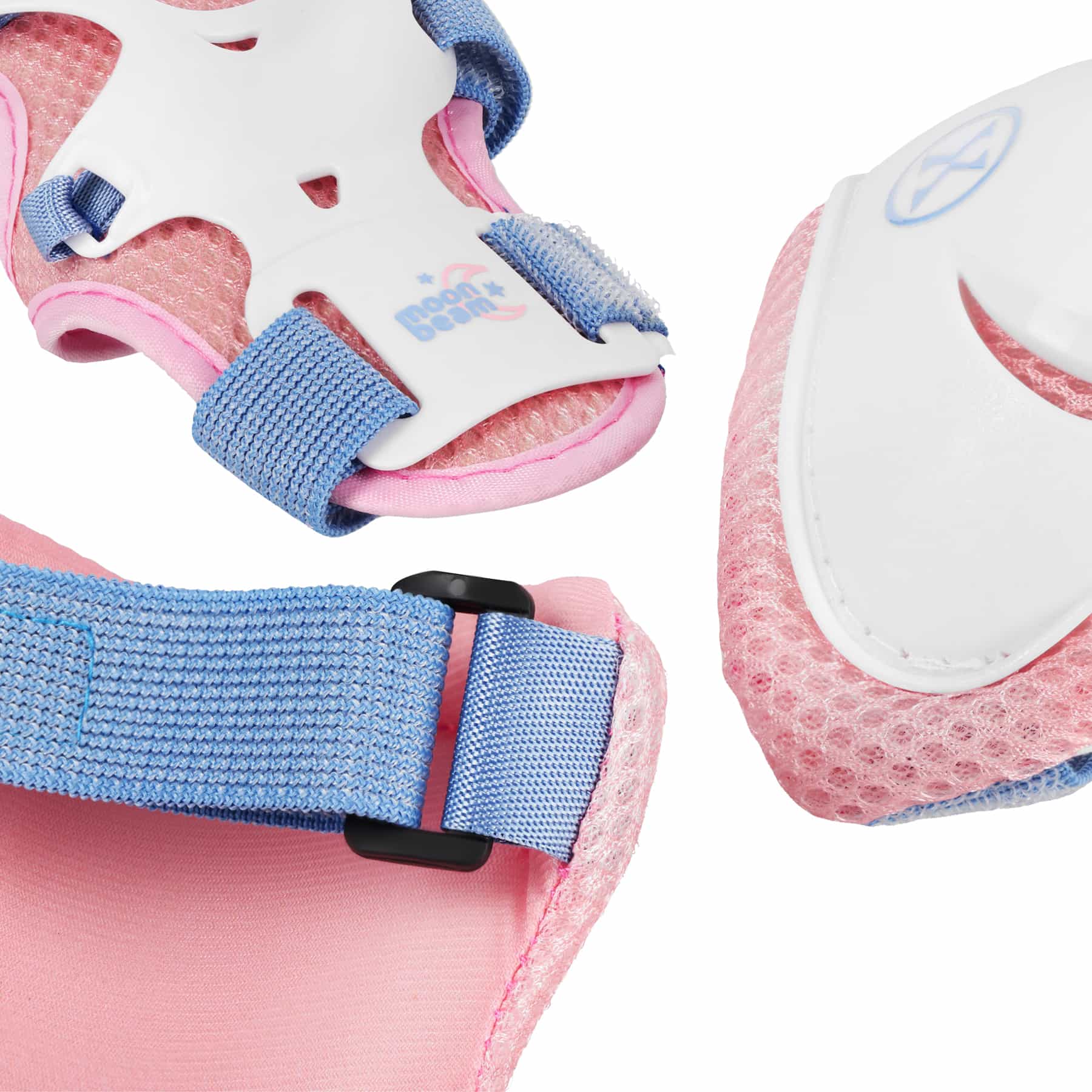 Moonbeam LED Roller Skates and Pads Set white size M (35-38) Nils Extreme 8