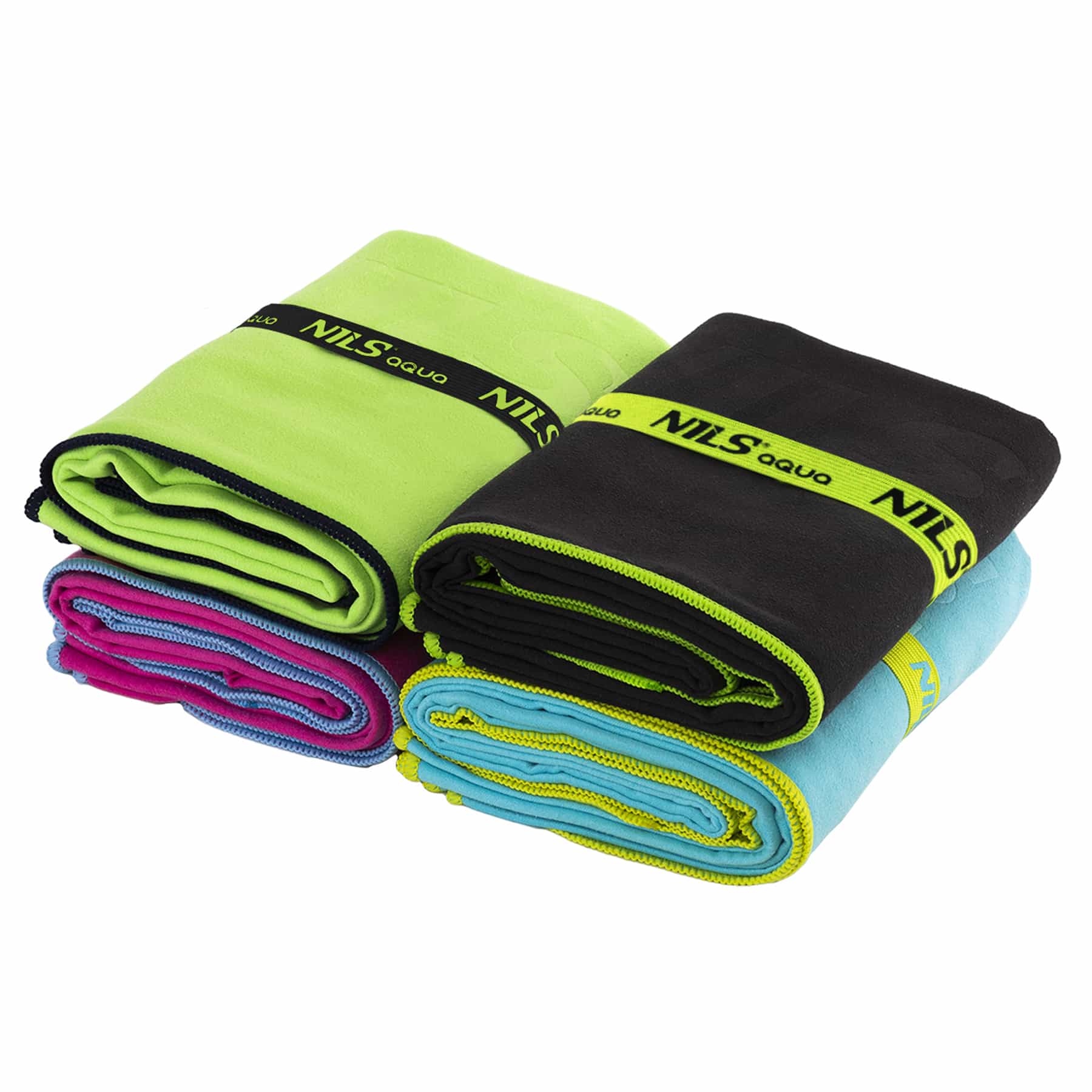 Nils Aqua NAR11 Green Microfiber Towel 140x70cm - quick-drying and handy 9