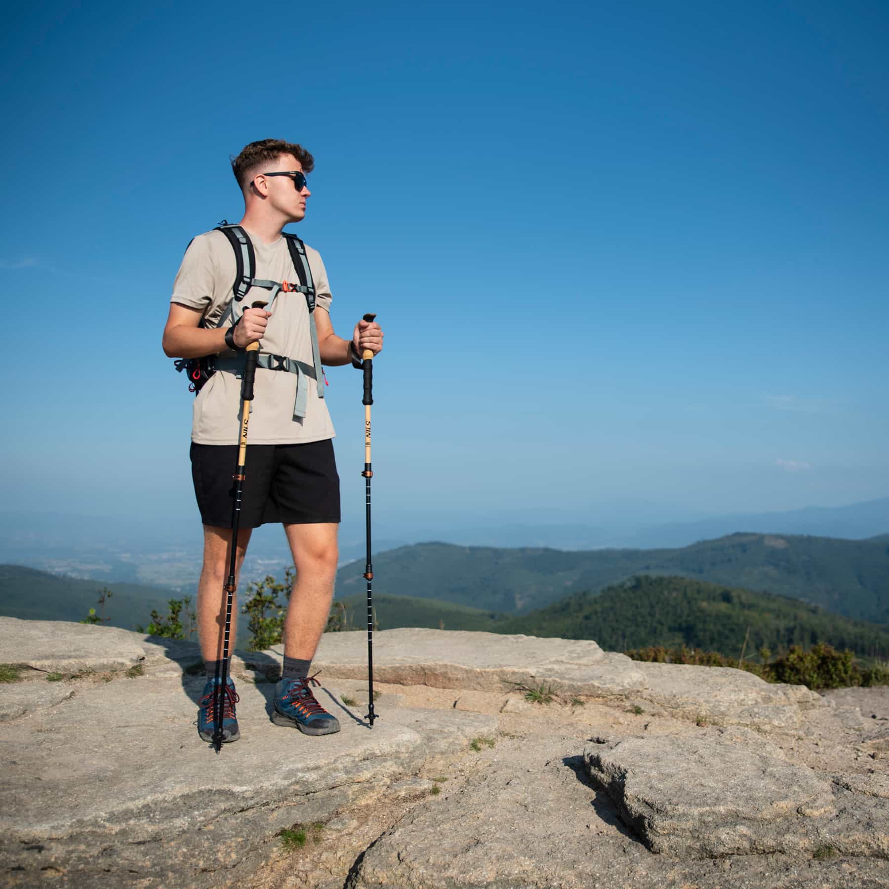 Nils Bamboo Trekking Poles - Perfect for mountain hikes 8