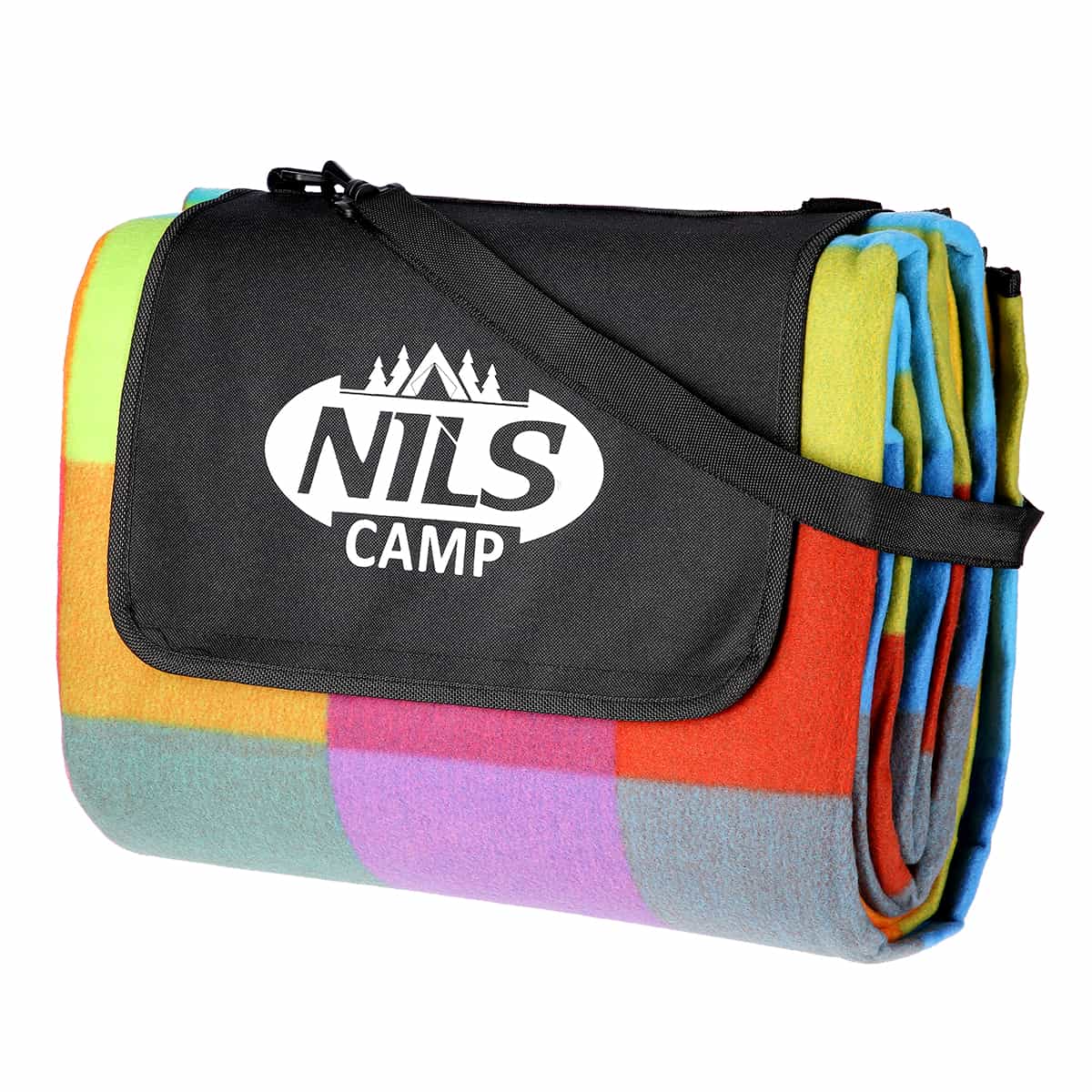 NILS CAMP Picnic Blanket NC2221 Multi - ideal for family trips 6