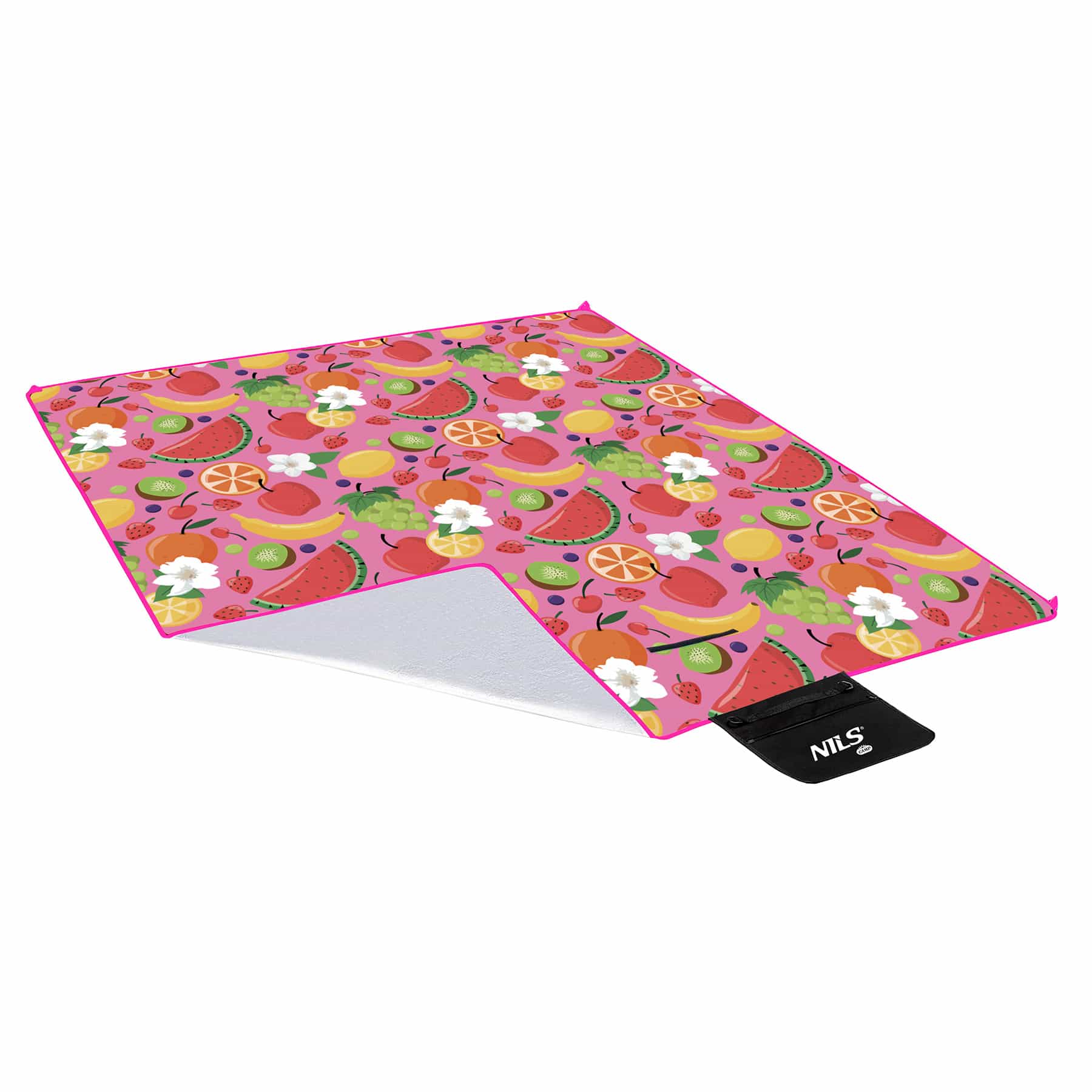 NILS CAMP NC2223 Picnic Blanket Fruits 200x200 PE ALU - comfort and style 5