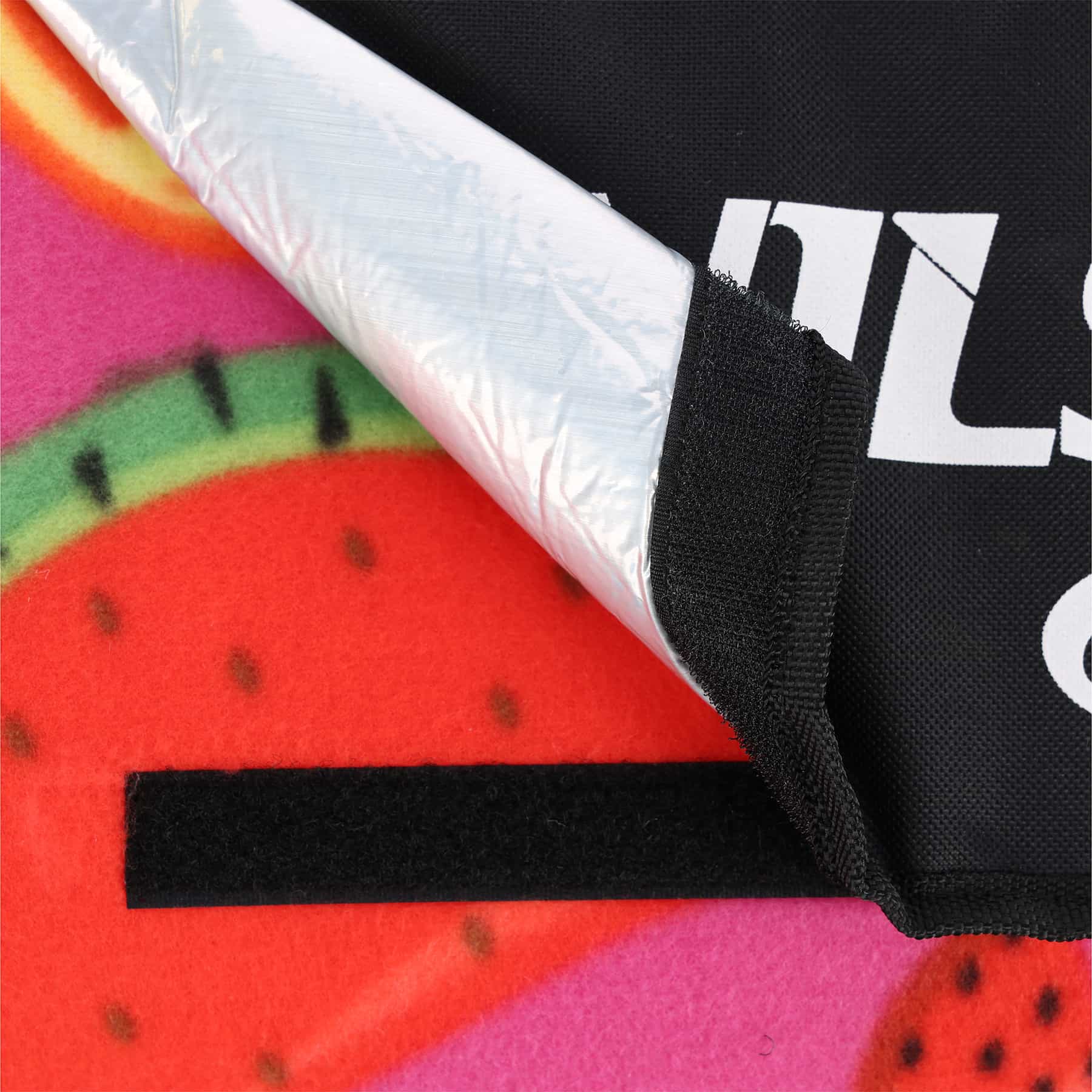 NILS CAMP NC2223 Picnic Blanket Fruits 200x200 PE ALU - comfort and style 9