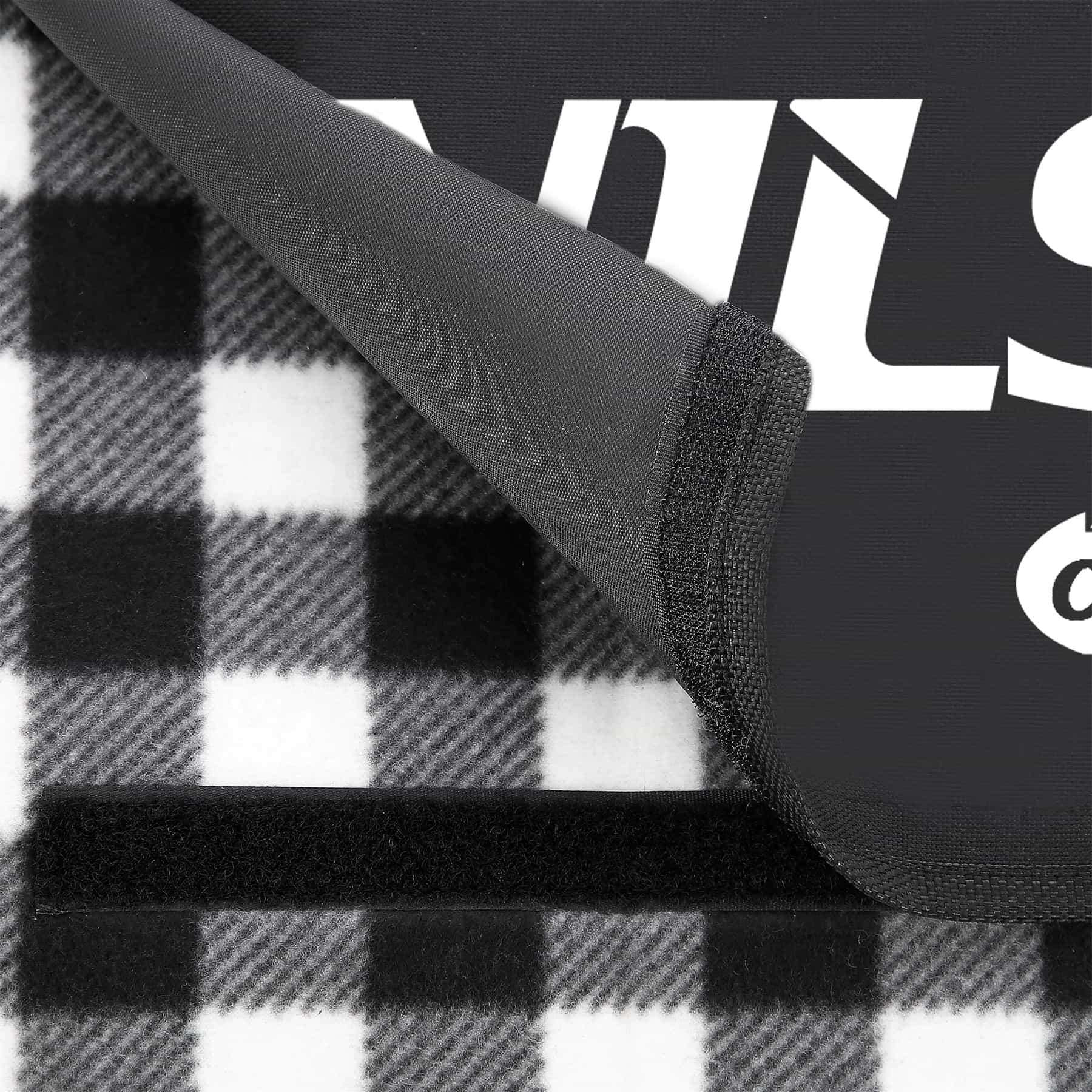 NILS CAMP NC2310 picnic blanket white-black 300 x 200 cm - perfect for picnic 10