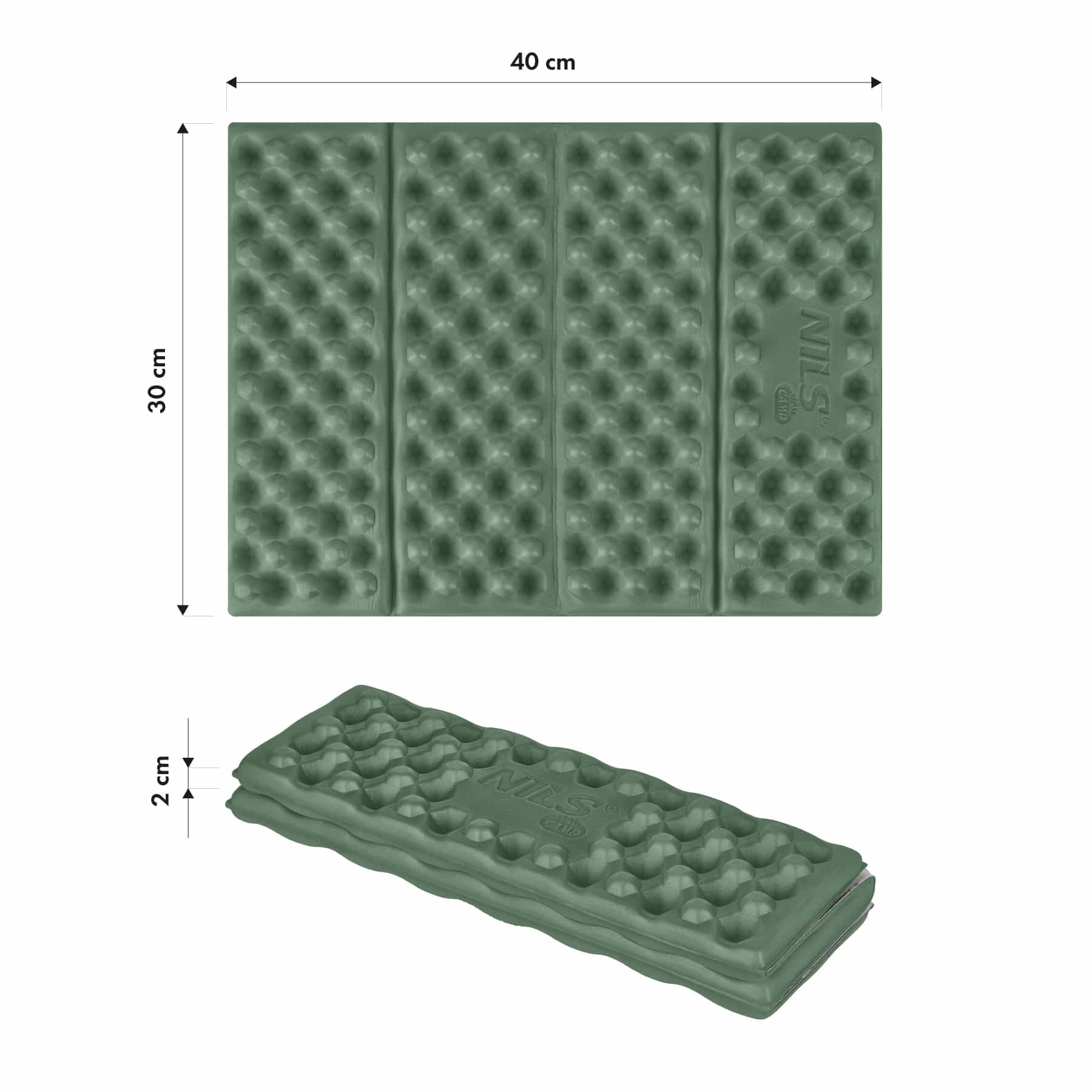 NILS CAMP Camping seat mat with aluminum backing and IXPE foam 40 cm - perfect for trips 4