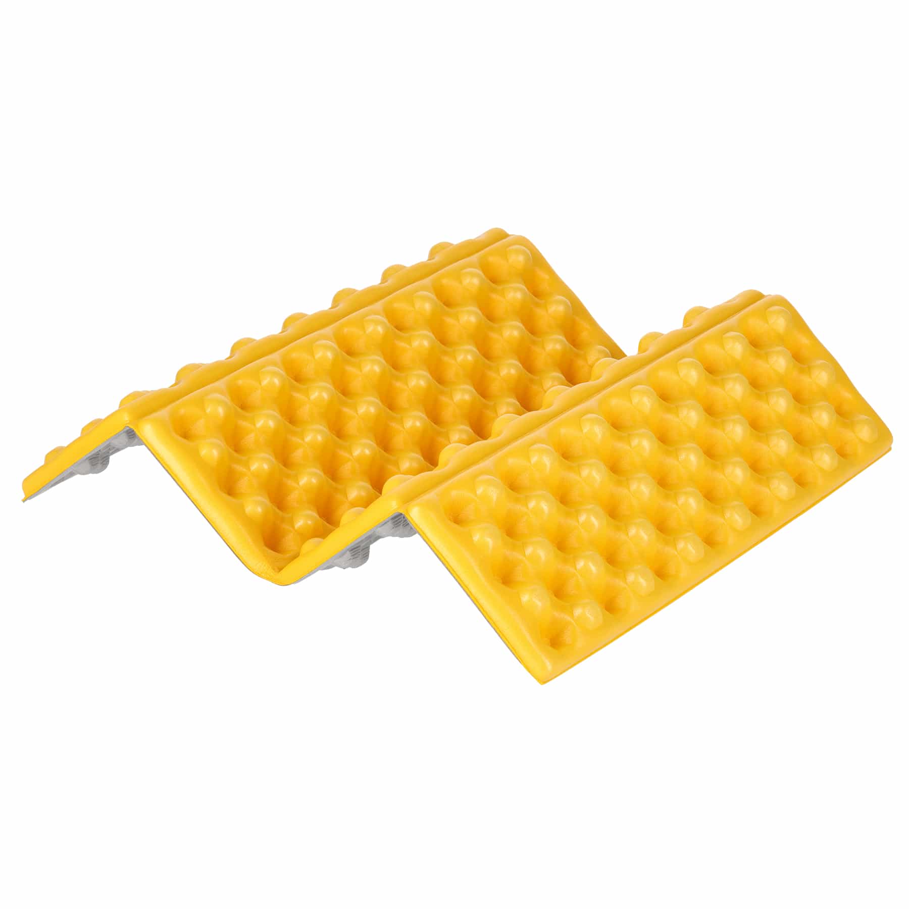 NILS CAMP Camping seat mat with aluminum backing and IXPE foam 40 cm yellow 5