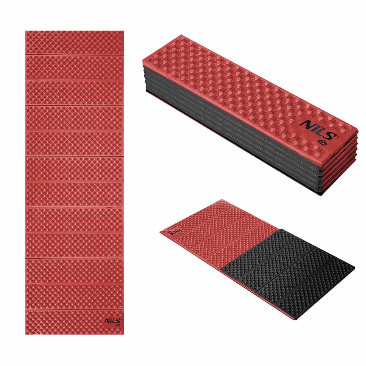 NILS CAMP NC1768 Red folding mat - perfect for camping 2