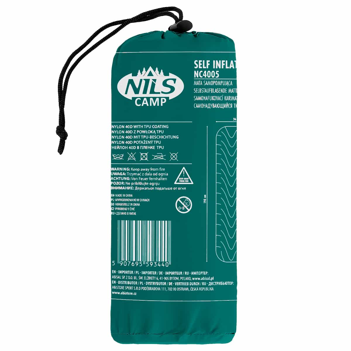 Nils Camp Dark green tourist mat - comfortable sleep on every trip 6