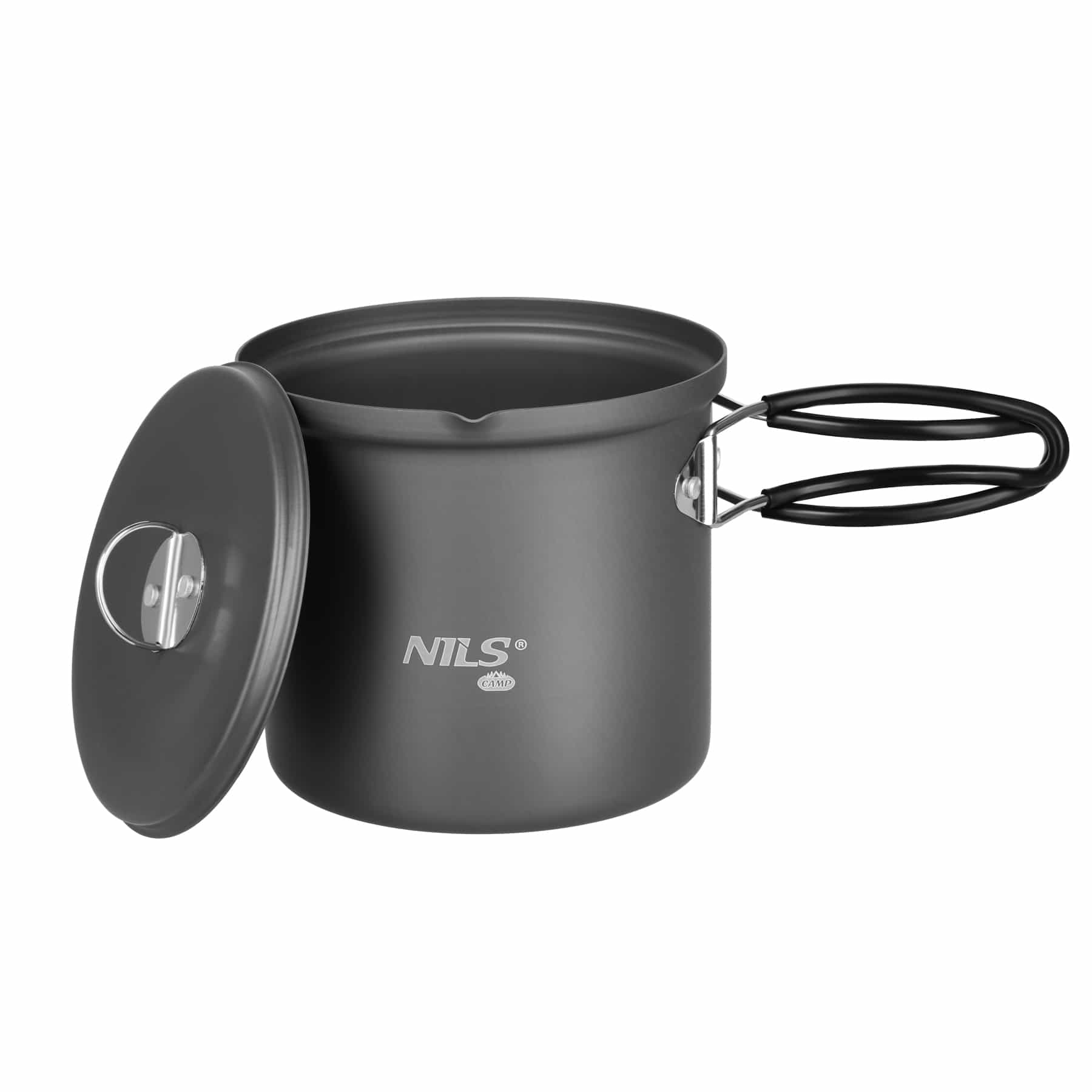 Nils Camp Aluminum Camping Pot with Lid 1000ml - perfect for camping 4