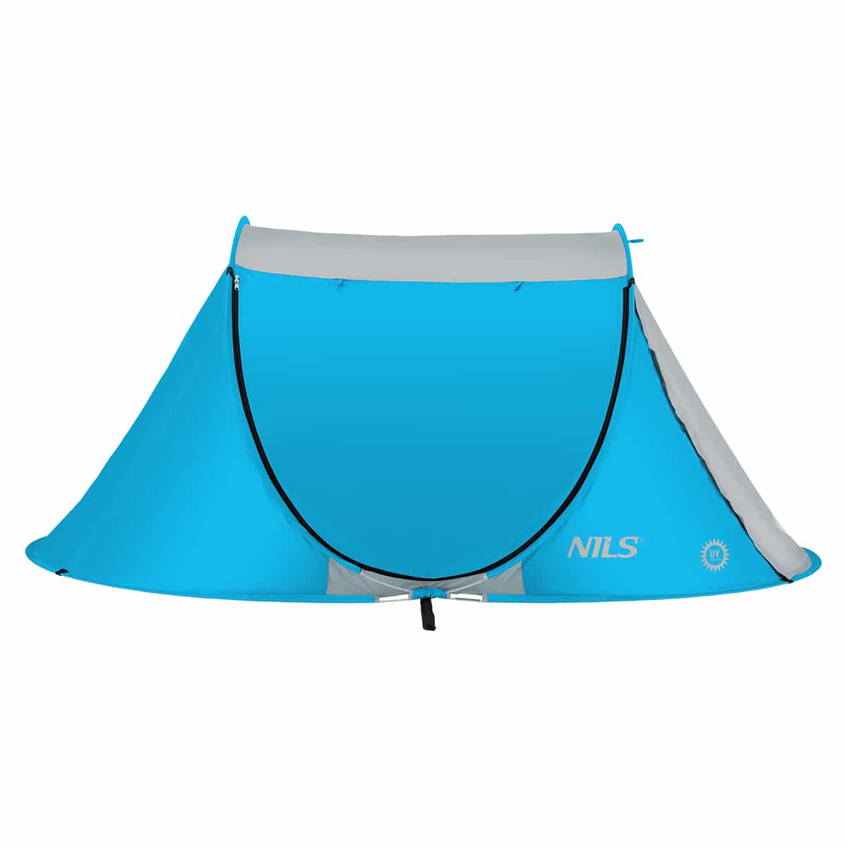 NILS Blue self-deploying beach tent - perfect for relaxing by the water 5