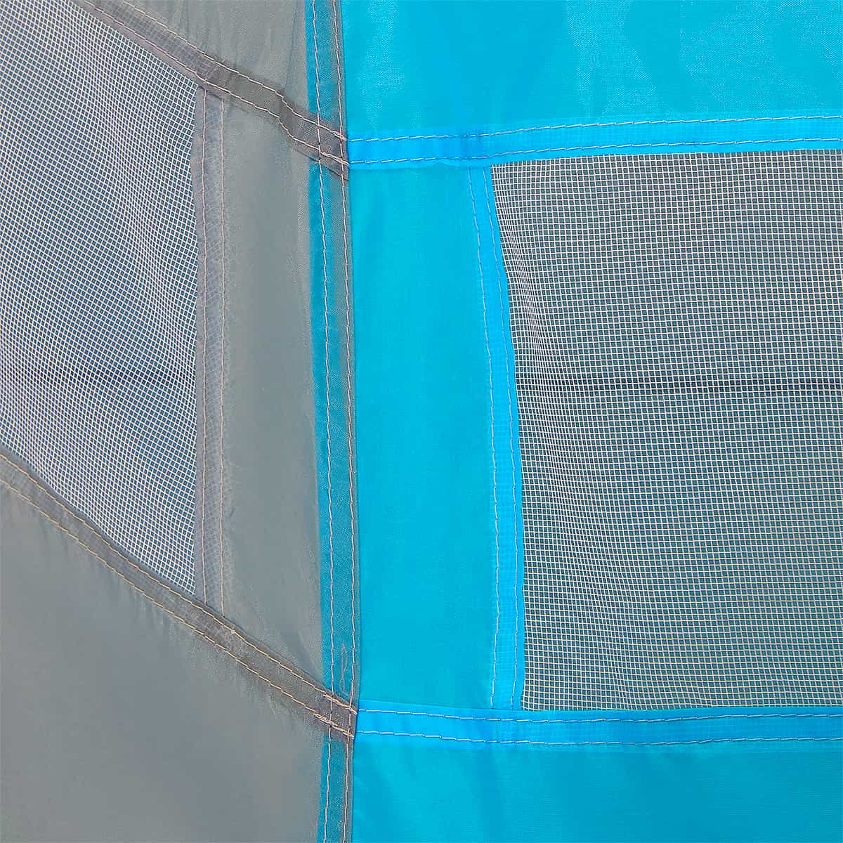 NILS Blue self-folding beach tent with floor 8