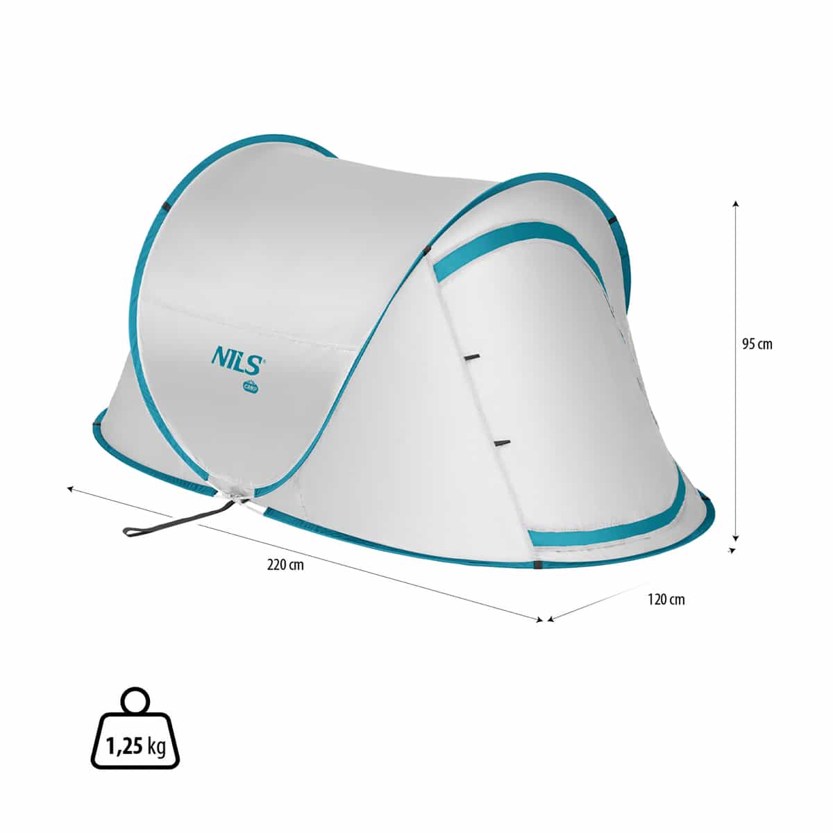Nils Camp NC3743 Self-erecting Camping Tent - perfect for camping 4