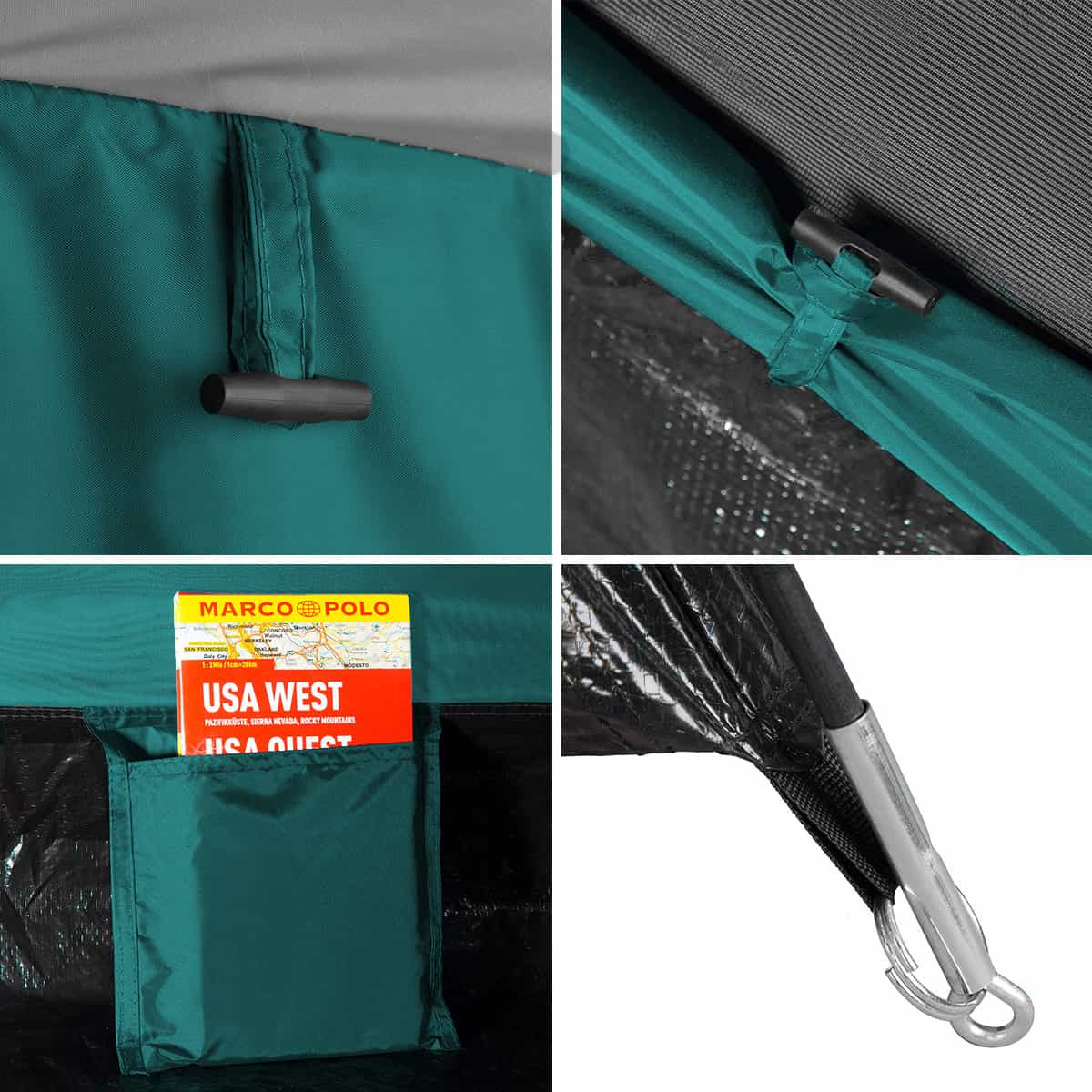 Nils Camp Hiker NC6010 - Green tourist tent for two people 10