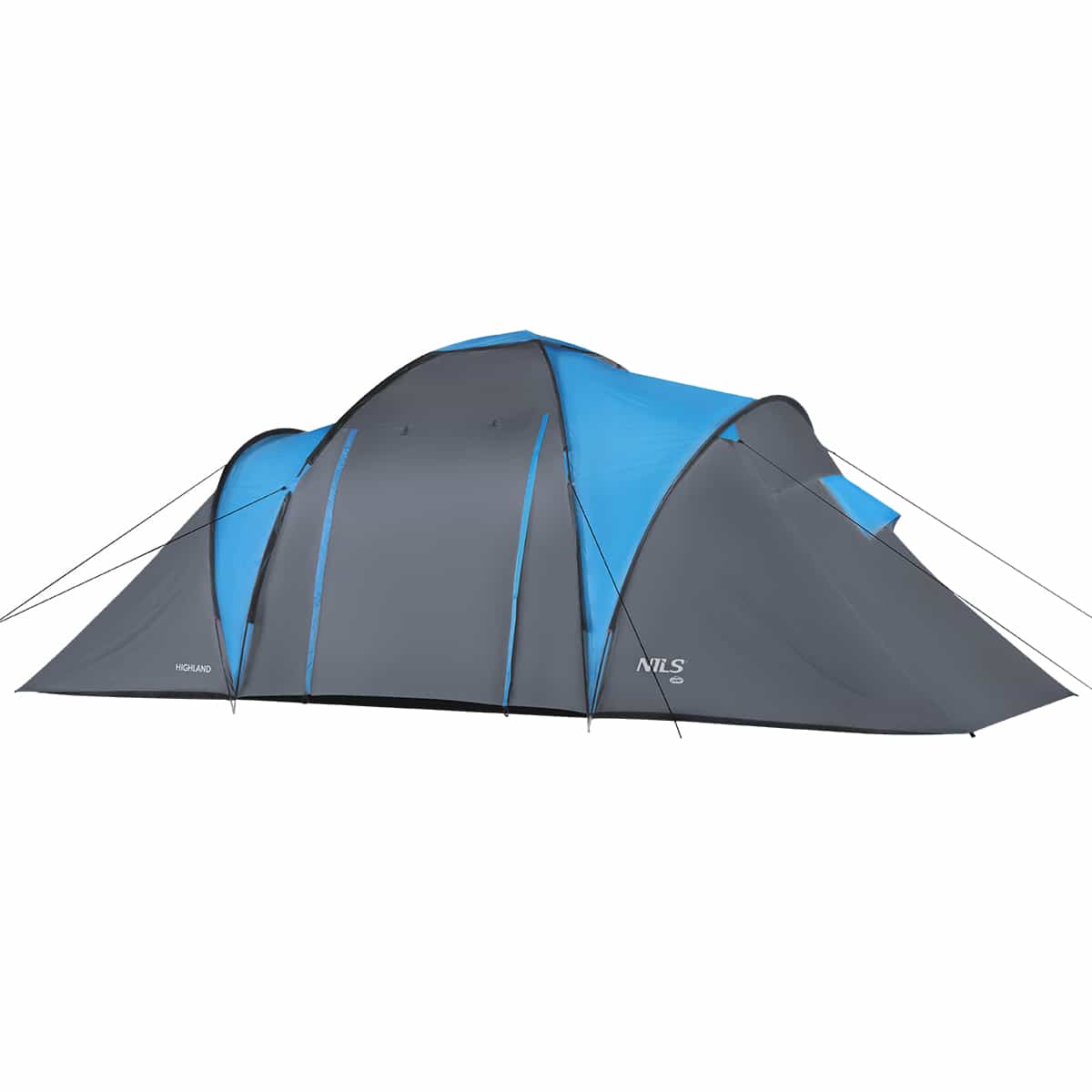 Nils Camp Highland - Blue-gray camping tent for 6 people 5