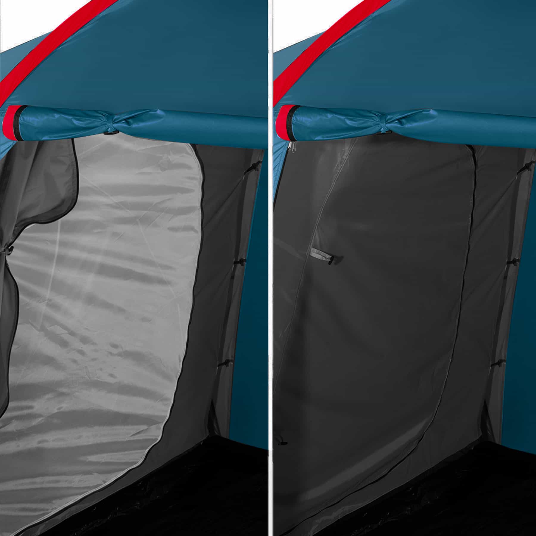 Nils Camp Highland - Blue-light gray camping tent for 6 people 8