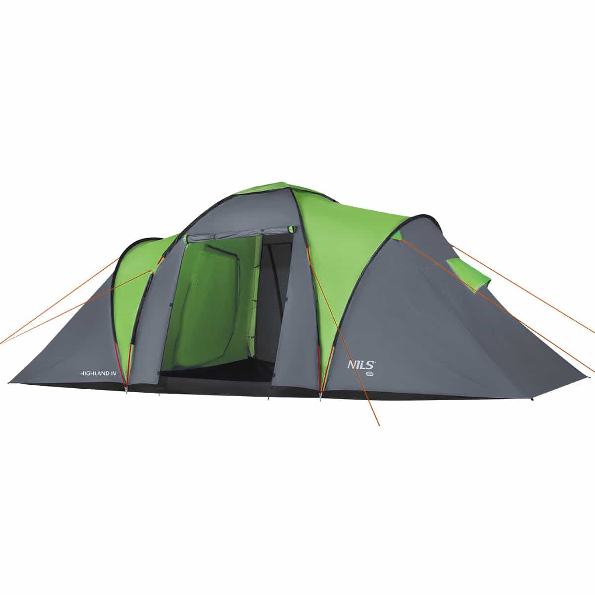 Nils Camp Highland IV - 4-person camping tent green-gray 4