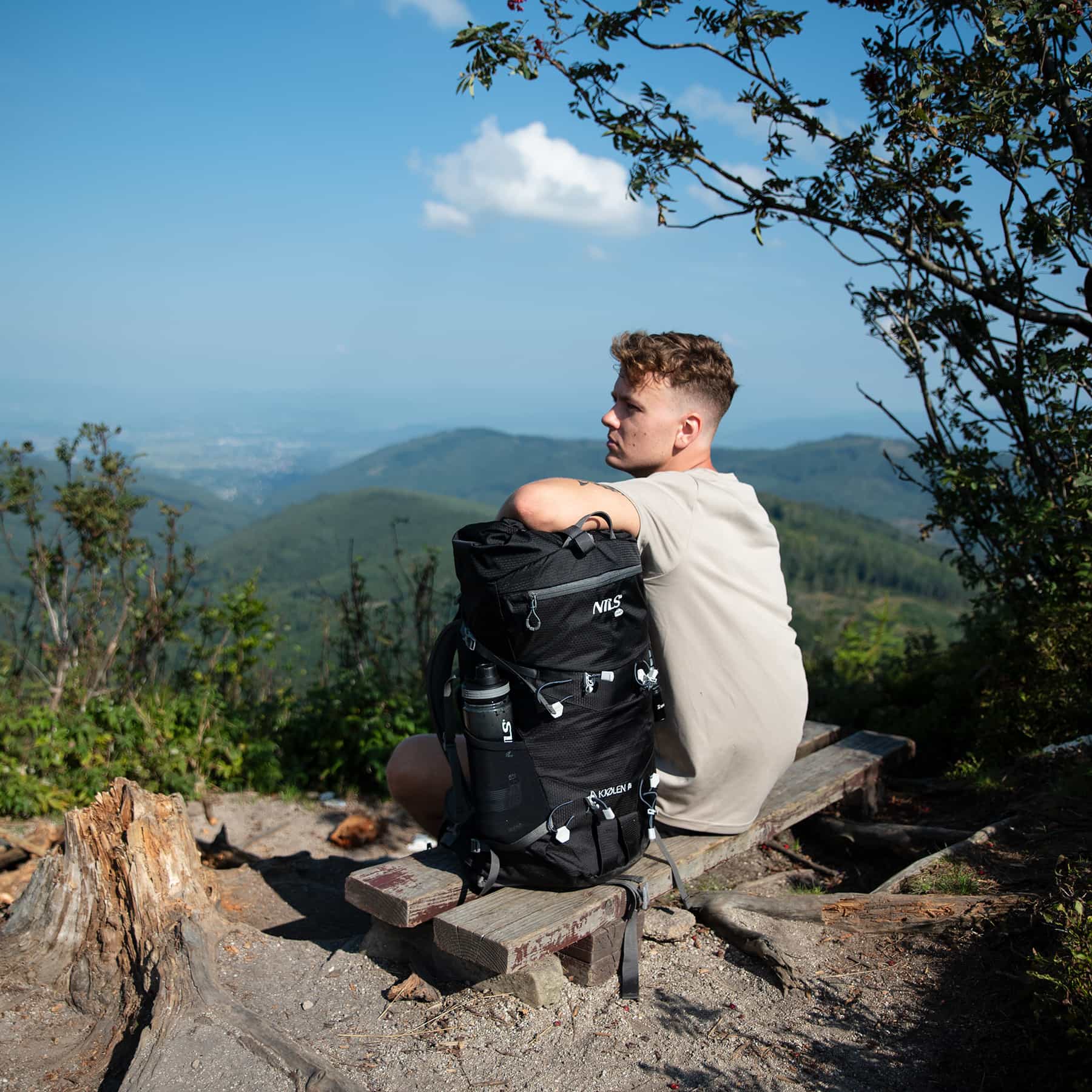 Nils Camp Kjolen 40L Hiking backpack black 7